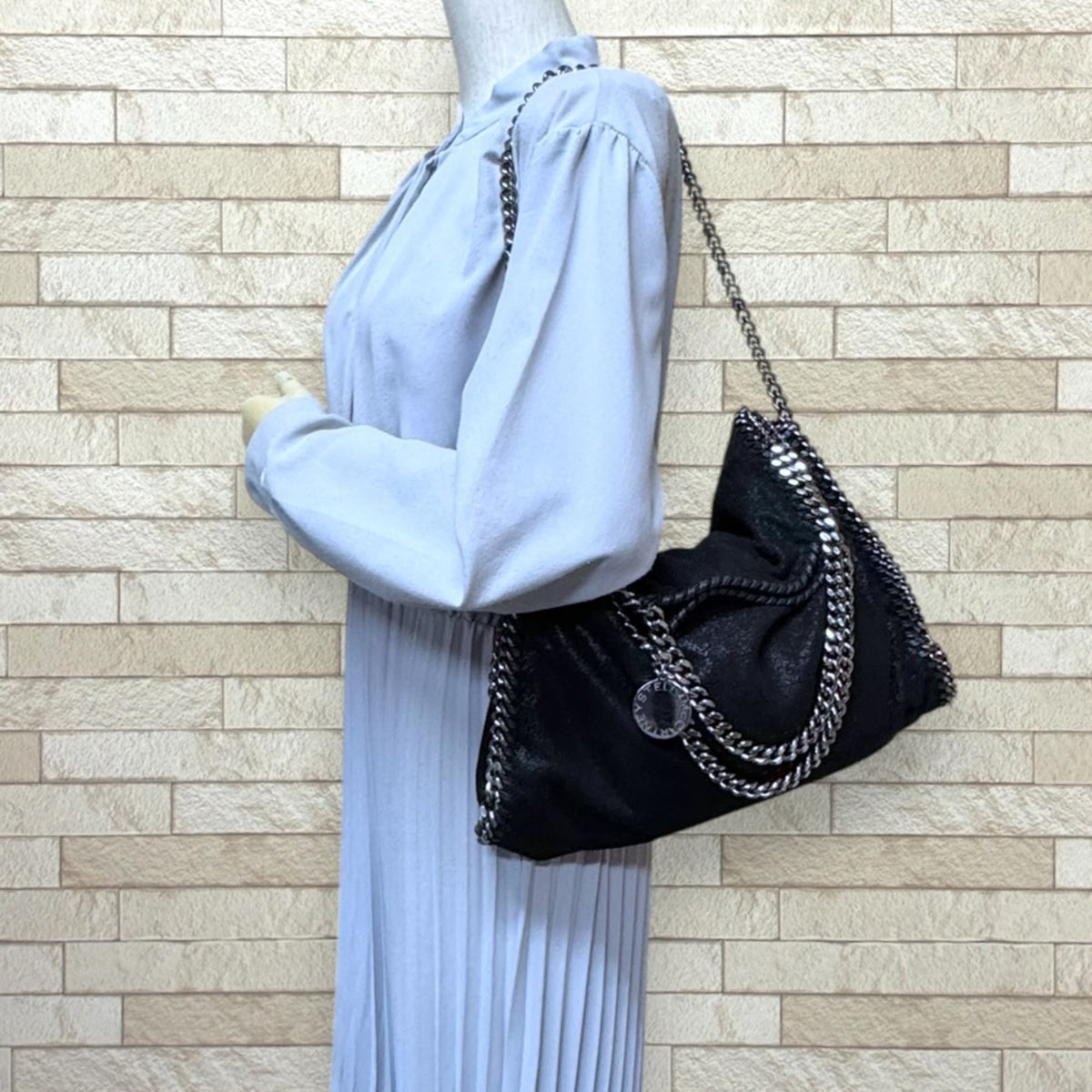 Stella Mccartney Black Polyester Shoulder Bag (Pre-Owned)