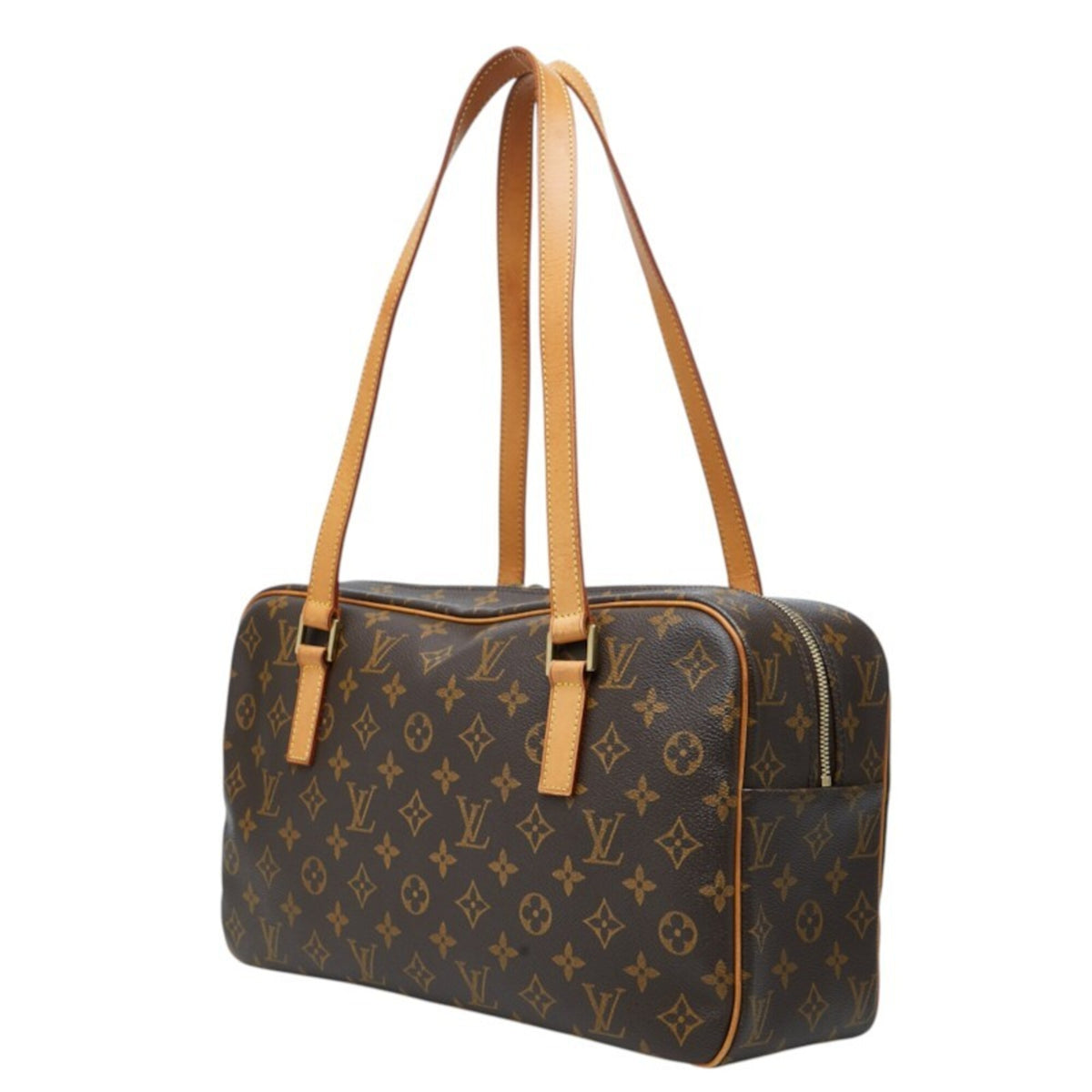 Louis Vuitton Monogram Brown Pvc Leather Handbag Shoulder Bag (Pre-Owned)