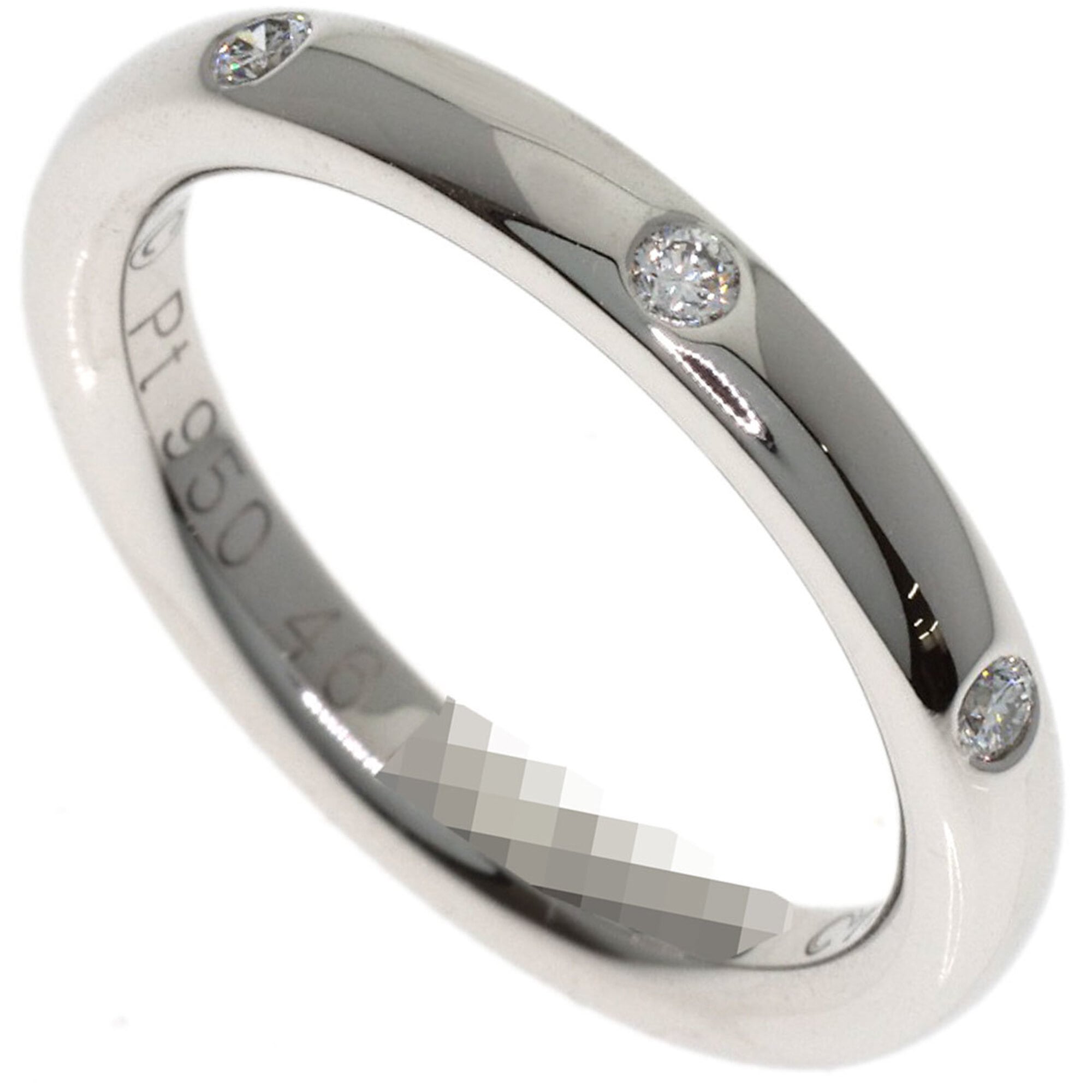 Van Cleef & Arpels Platinum 950 Band Ring (Pre-Owned)