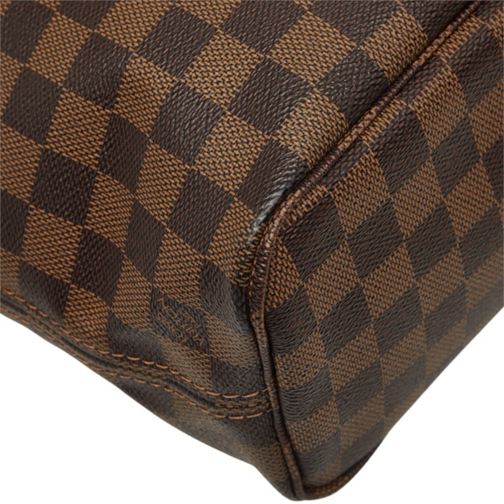 Louis Vuitton Brown Pvc Leather Handbag Tote Bag (Pre-Owned)