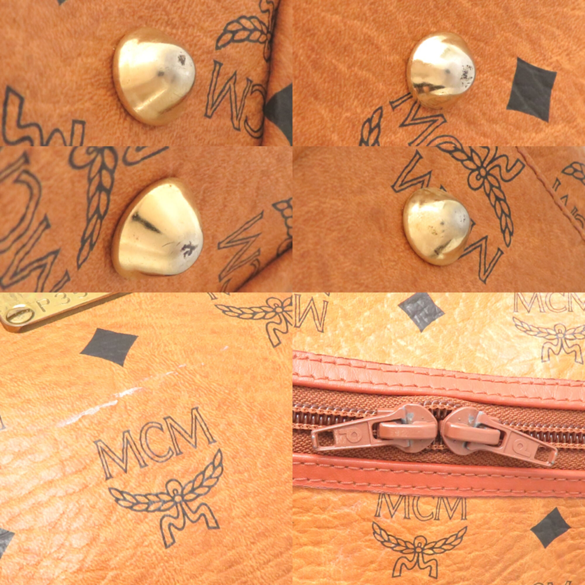Mcm Brown Pvc Leather (Pre-Owned)