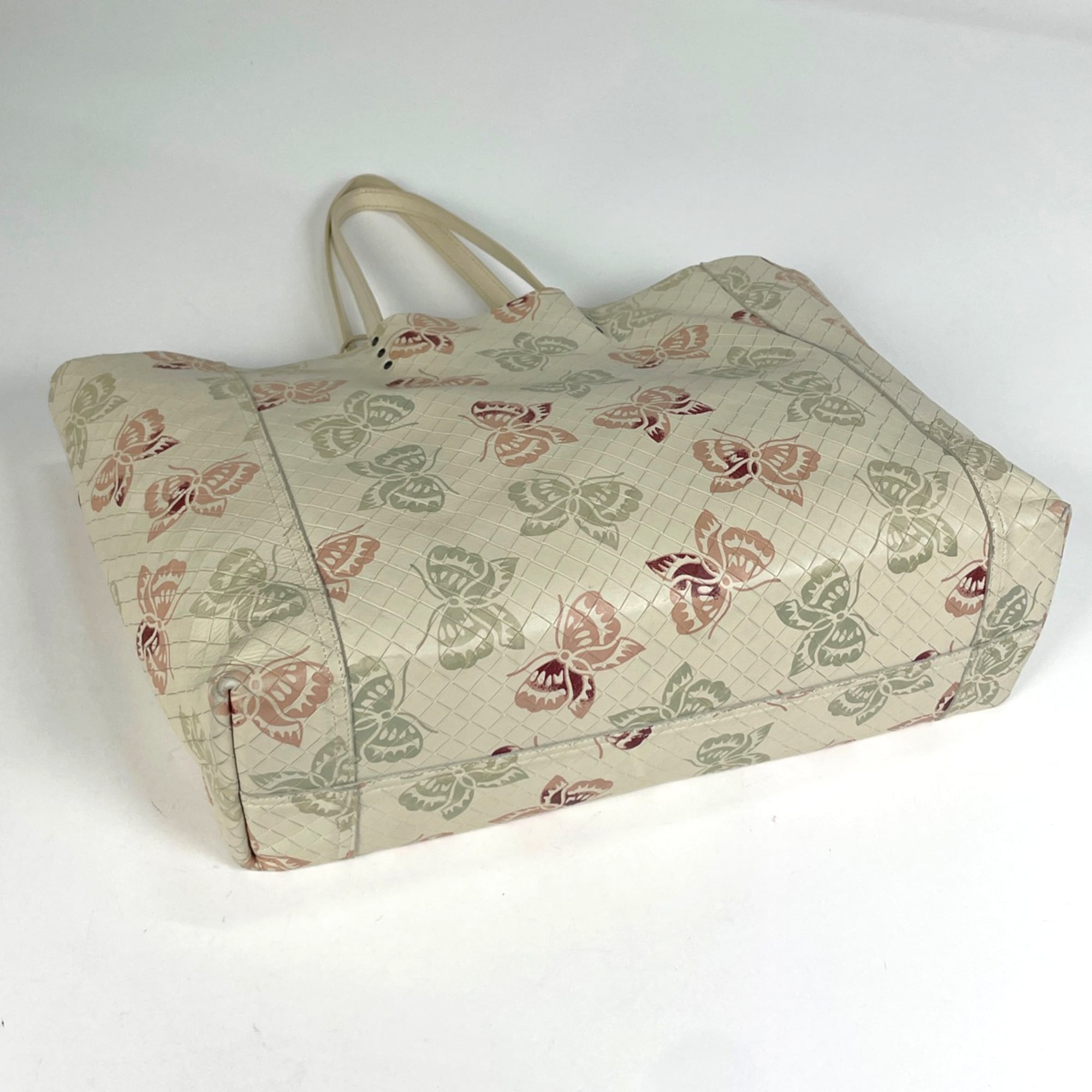 Bottega Veneta Beige Leather Tote Bag (Pre-Owned)