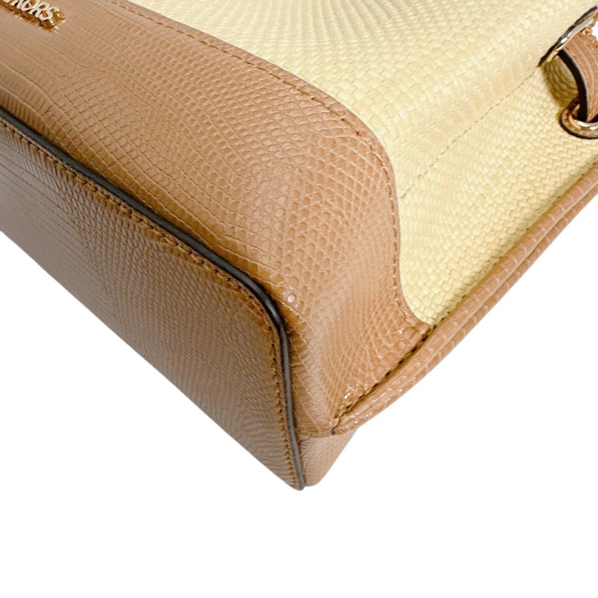 Michael Kors Brown Elastane Handbag Shoulder Bag (Pre-Owned)