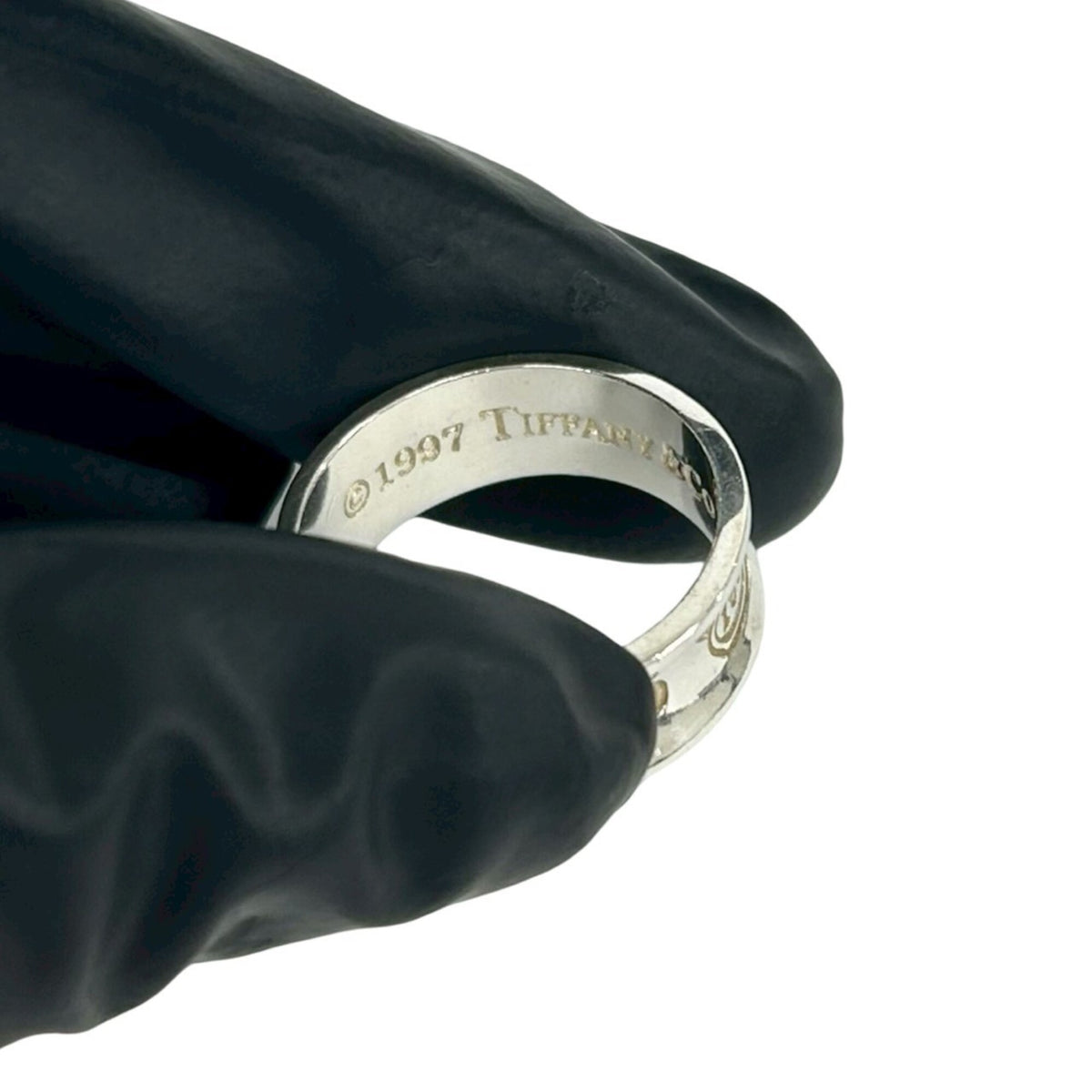 Tiffany Silver Silver 925 Band Ring (Pre-Owned)