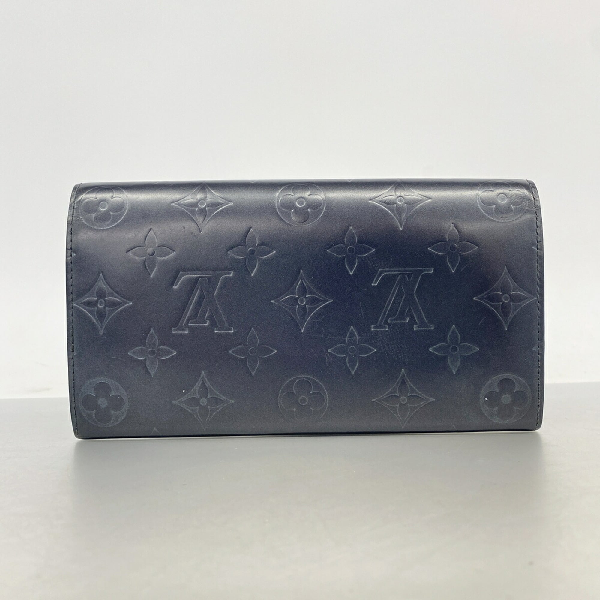 Louis Vuitton Blue Long Wallet (Bi-Fold) (Pre-Owned)