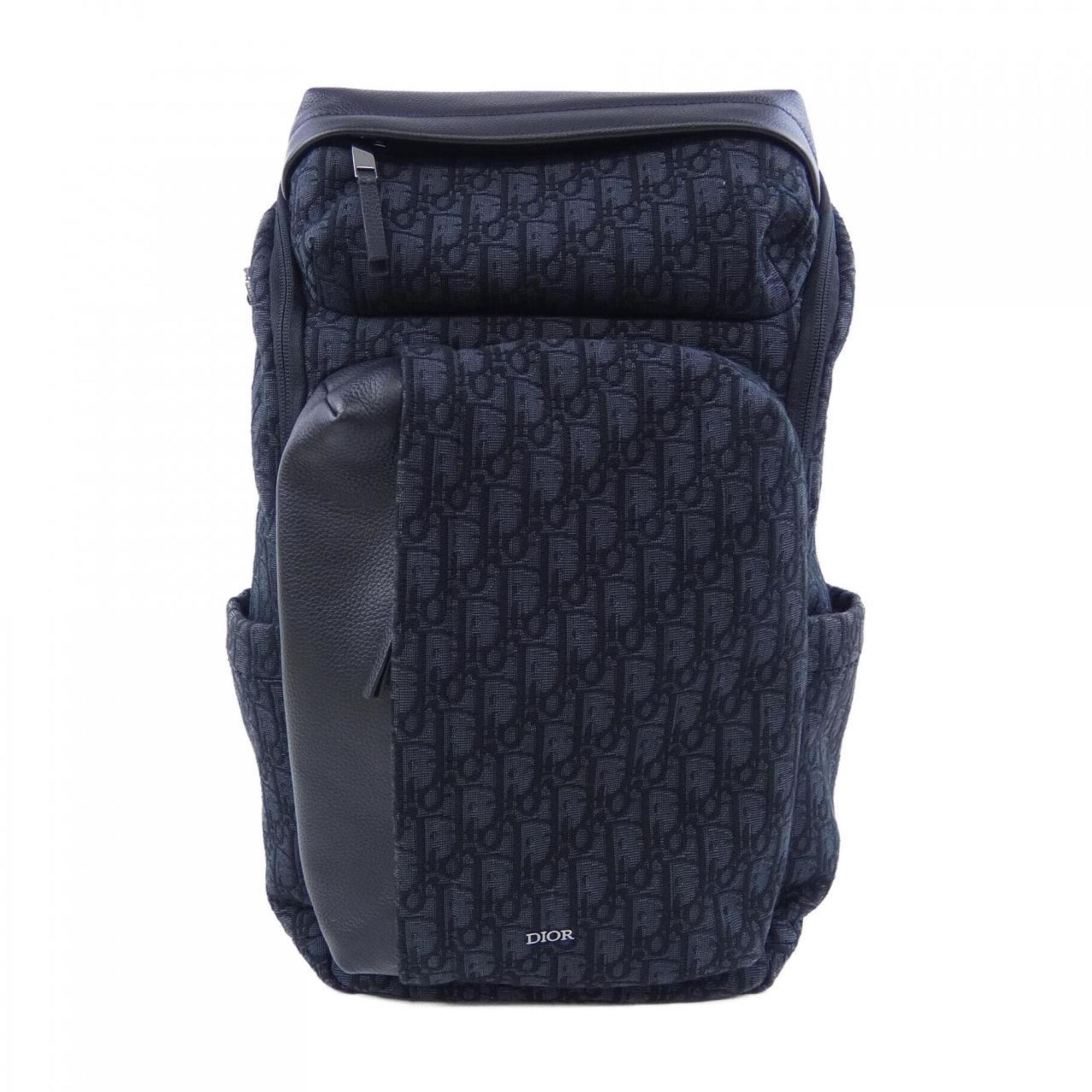 Christian Dior Black Navy Backpack (Pre-Owned)