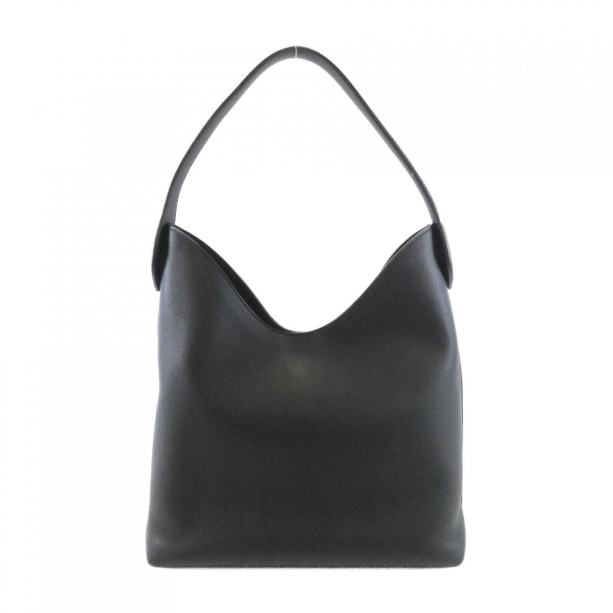 Louis Vuitton Black Leather Shoulder Bag (Pre-Owned)