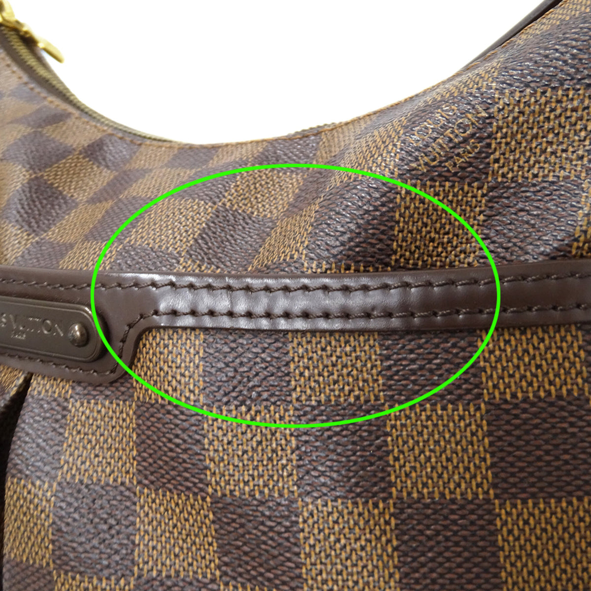 Louis Vuitton Damier Damier Canvas Ebene Damier Canvas Shoulder Bag (Pre-Owned)