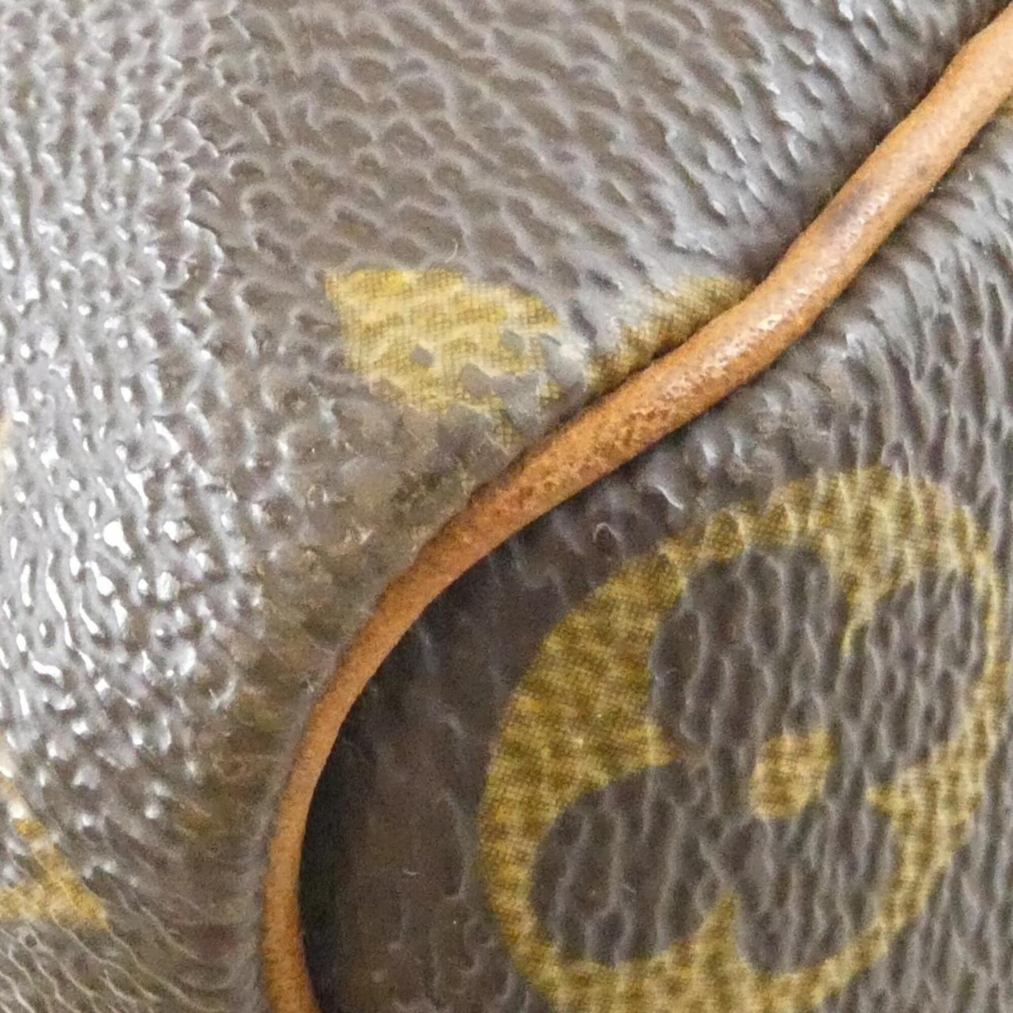 Louis Vuitton Monogram Marron Coated Canvas Boston Bag (Pre-Owned)