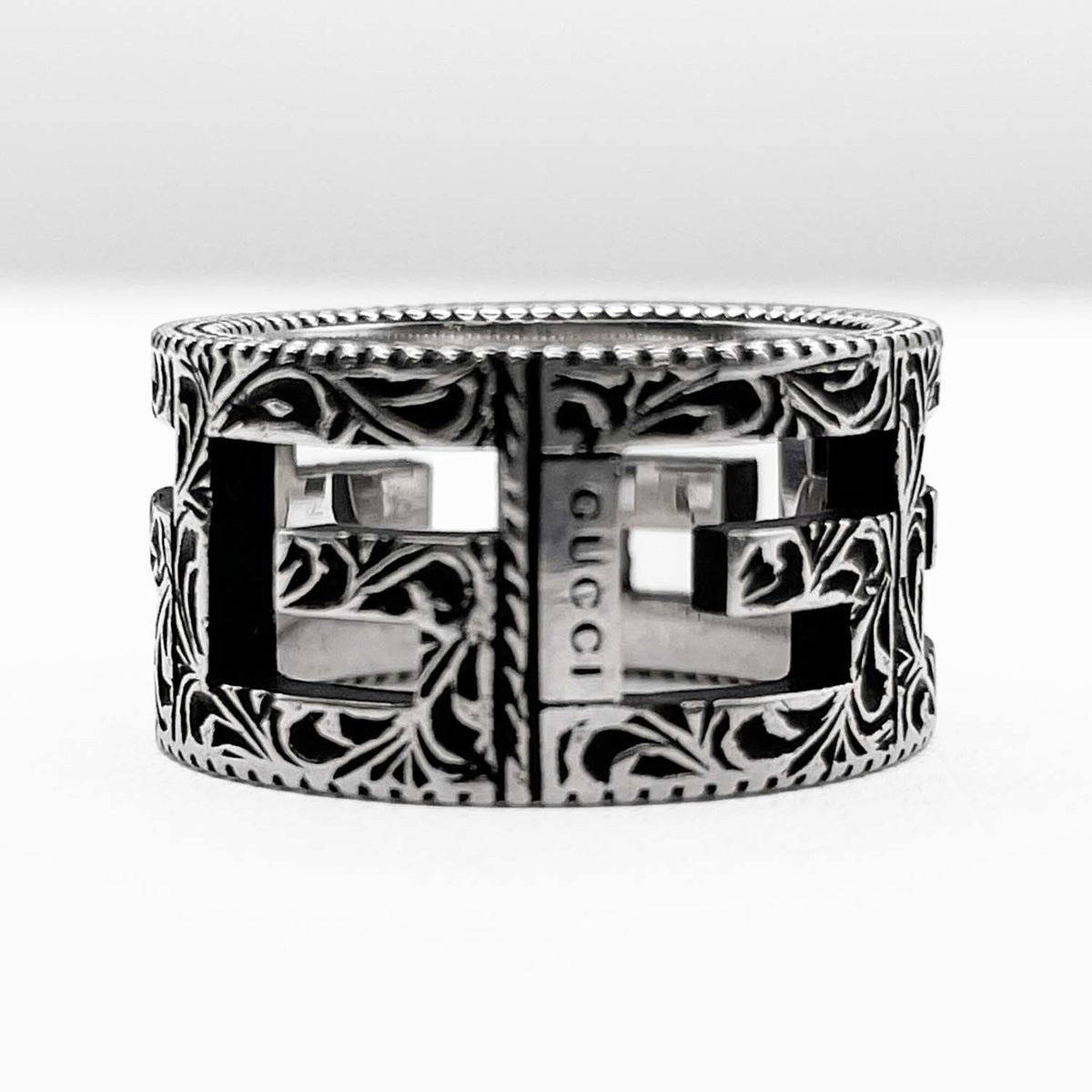 Gucci Silver Silver 925 Band Ring (Pre-Owned)