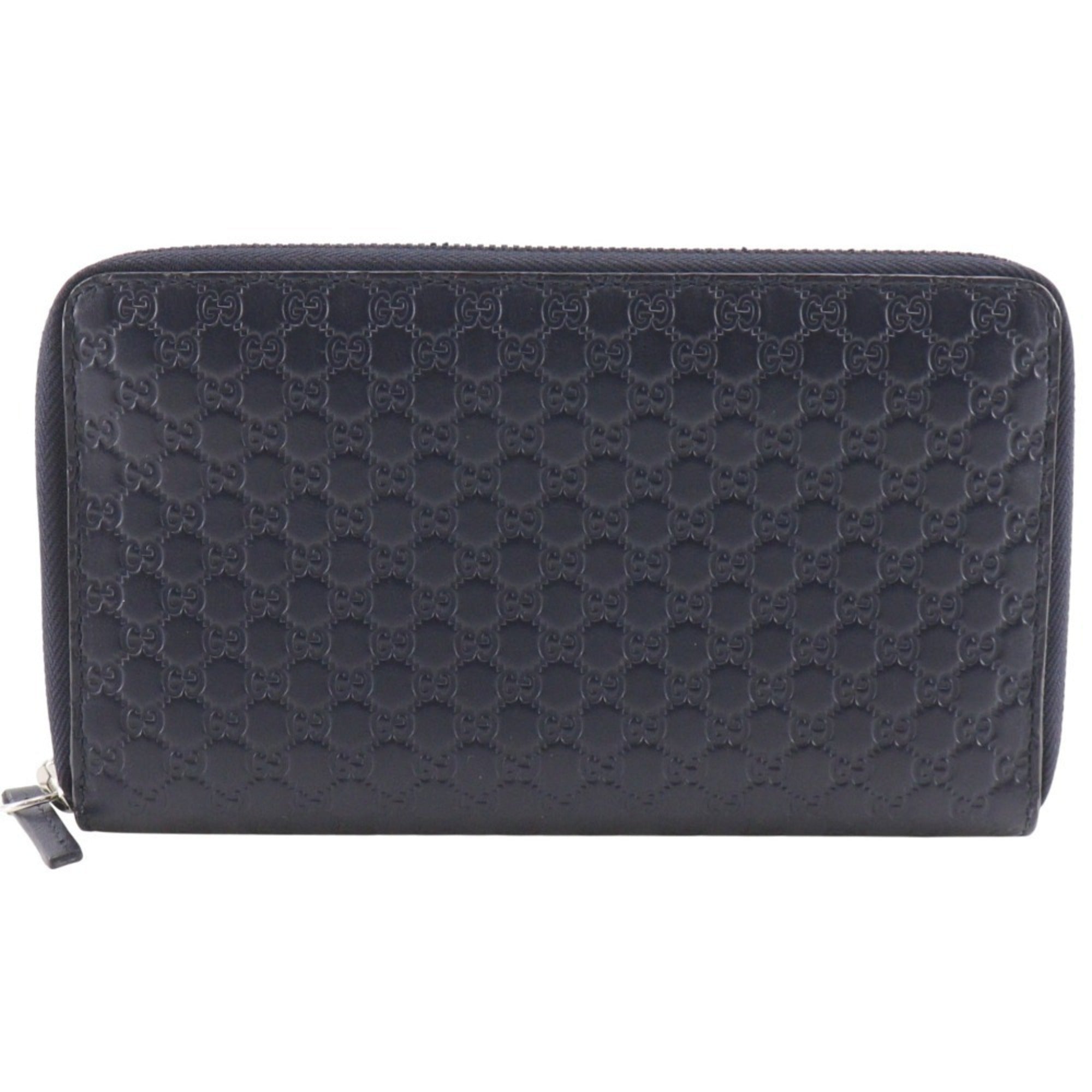 Gucci Black Leather Long Wallet (Bi-Fold) (Pre-Owned)