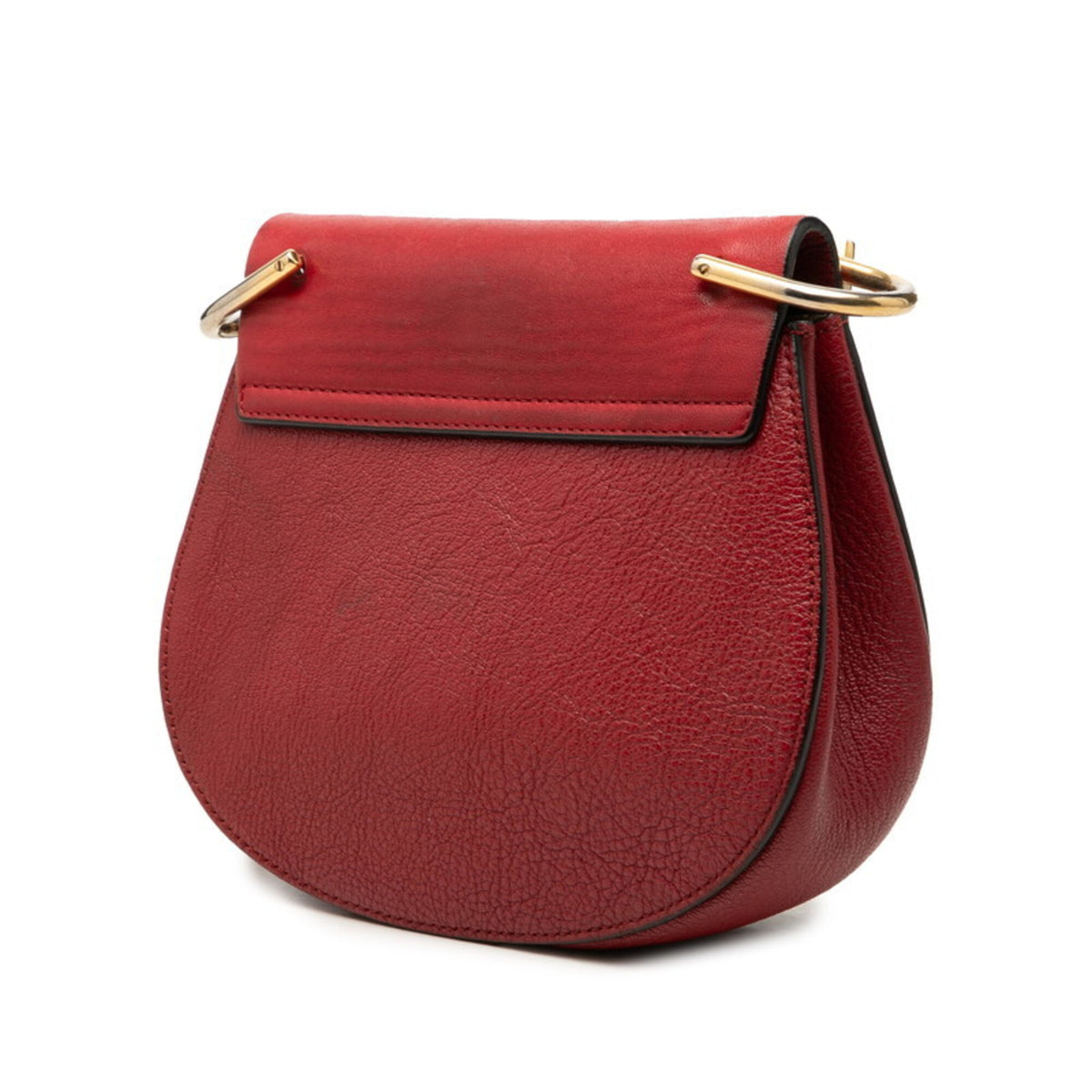 Chloé Red Color Leather Shoulder Bag (Pre-Owned)