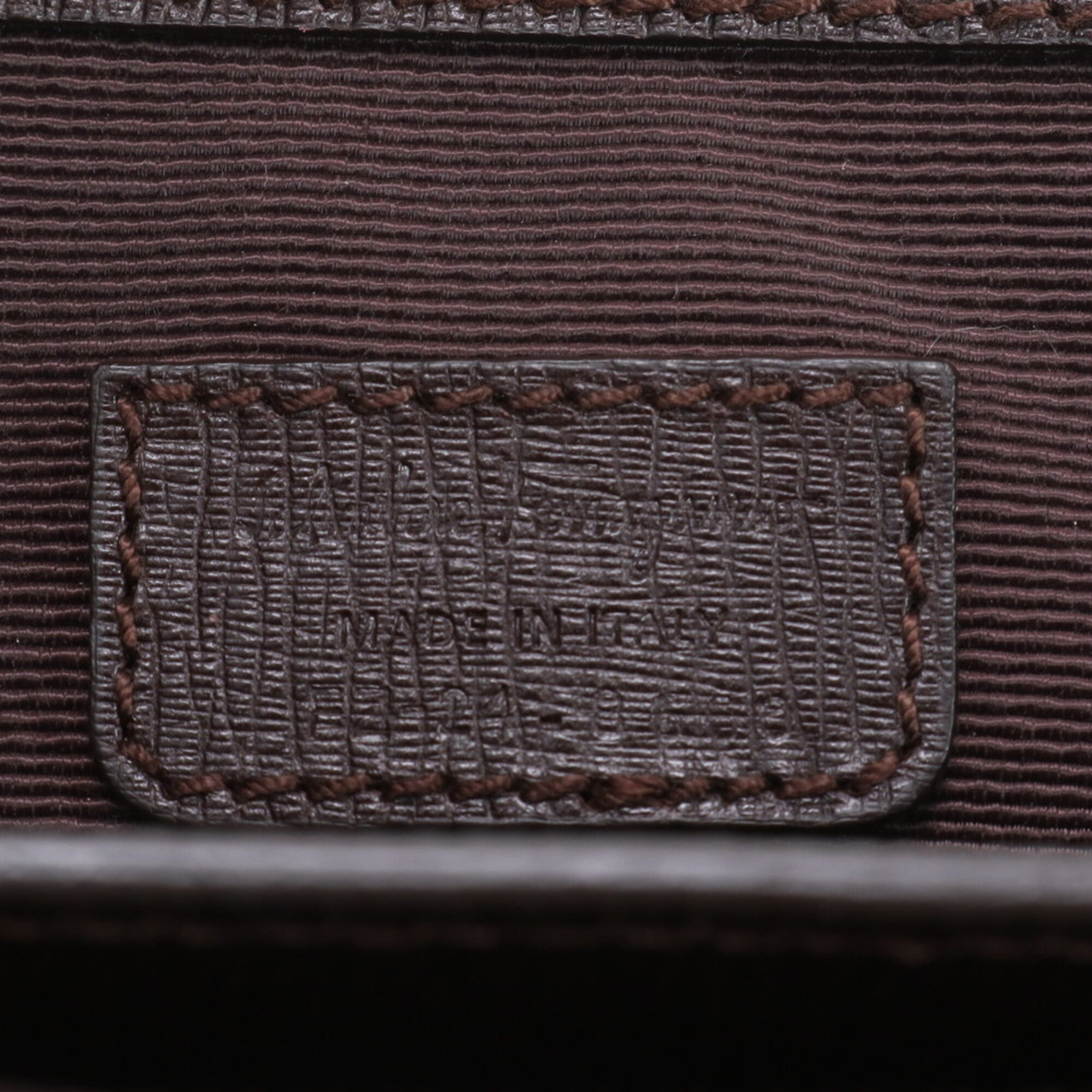 Salvatore Ferragamo Brown Leather Briefcase (Pre-Owned)