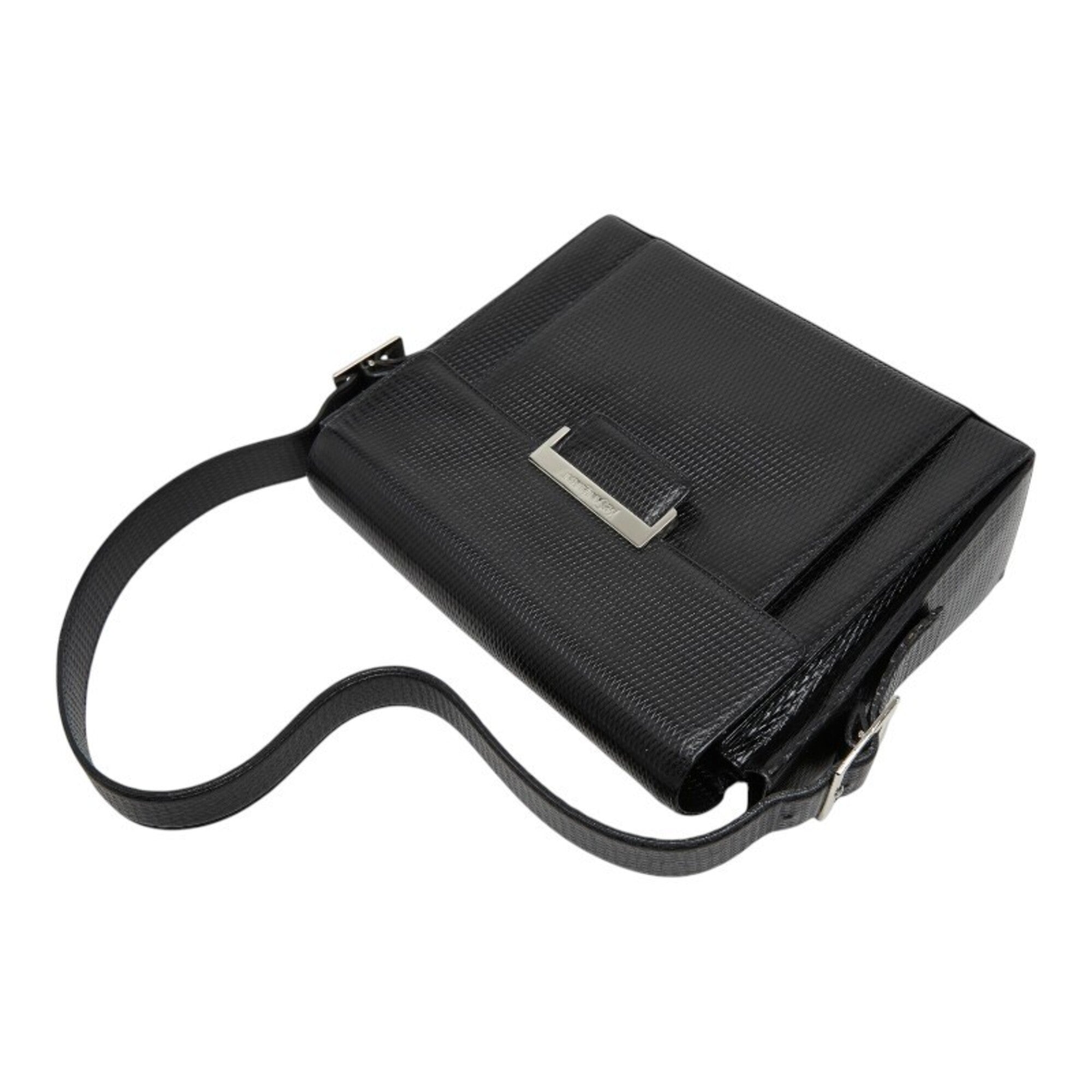 Saint Laurent Black Leather Shoulder Bag (Pre-Owned)