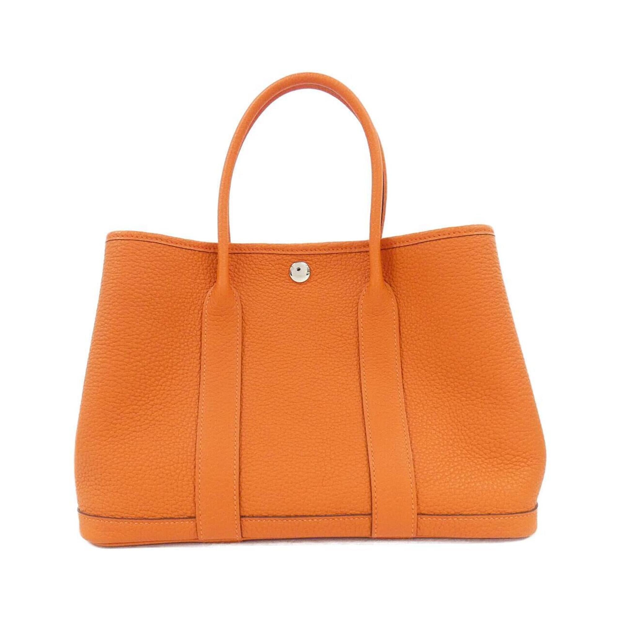 Hermes Capucine Orange Negonda Leather Handbag (Pre-Owned)