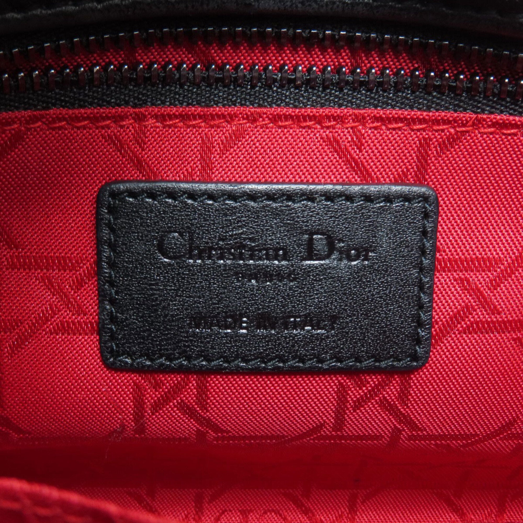 Christian Dior Black Leather Handbag (Pre-Owned)