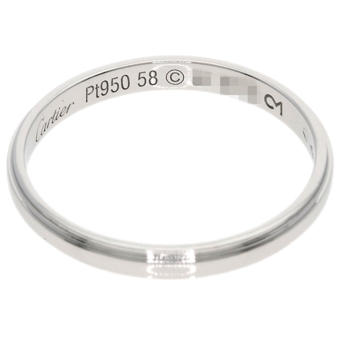 Cartier Platinum 950 Band Ring (Pre-Owned)