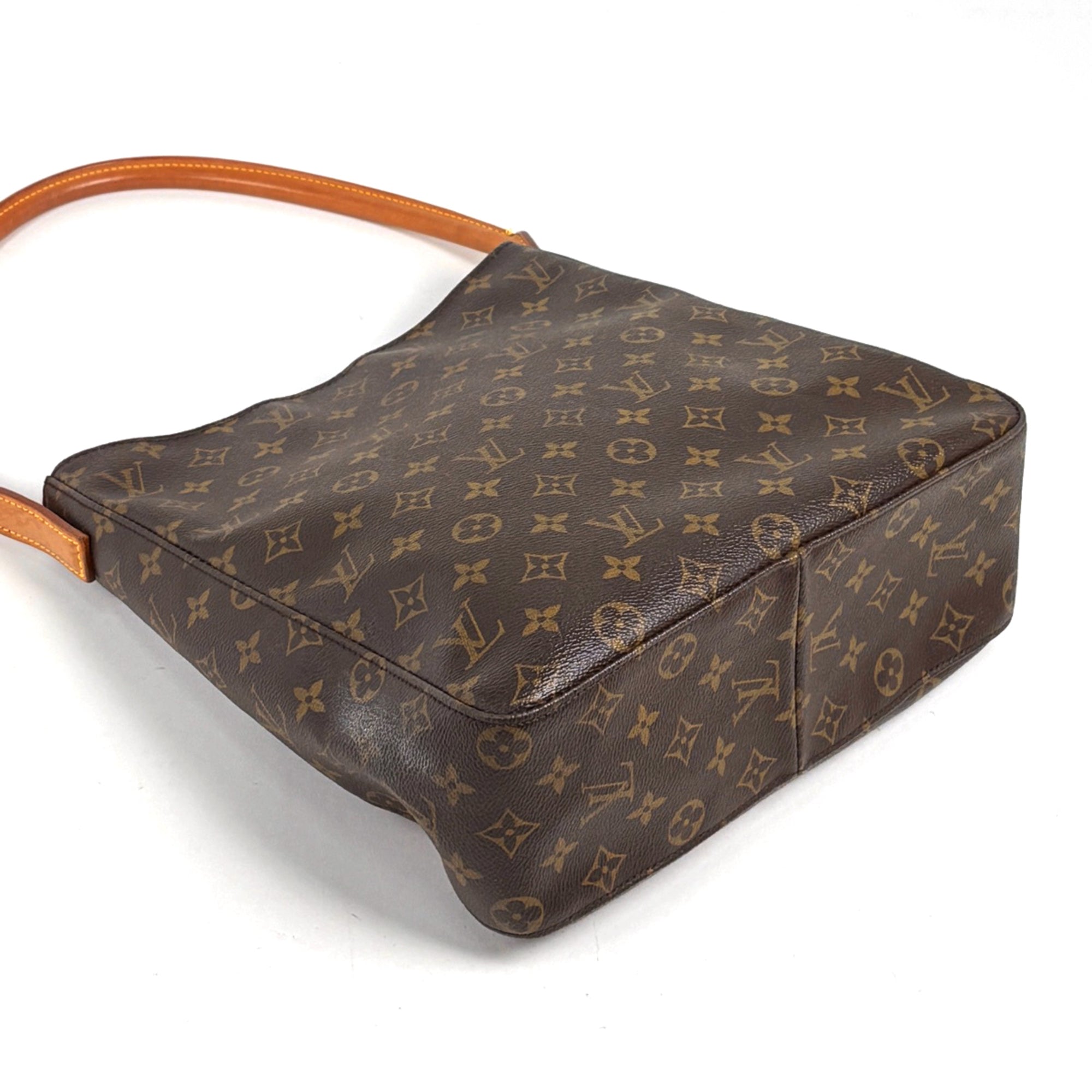 Louis Vuitton Brown Monogram Shoulder Bag (Pre-Owned)