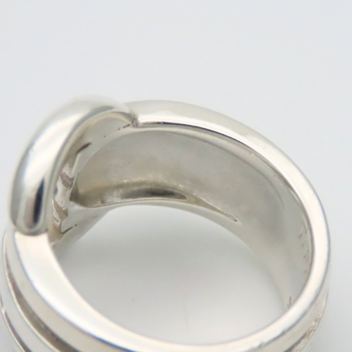 Tiffany Silver Silver 925 Band Ring (Pre-Owned)