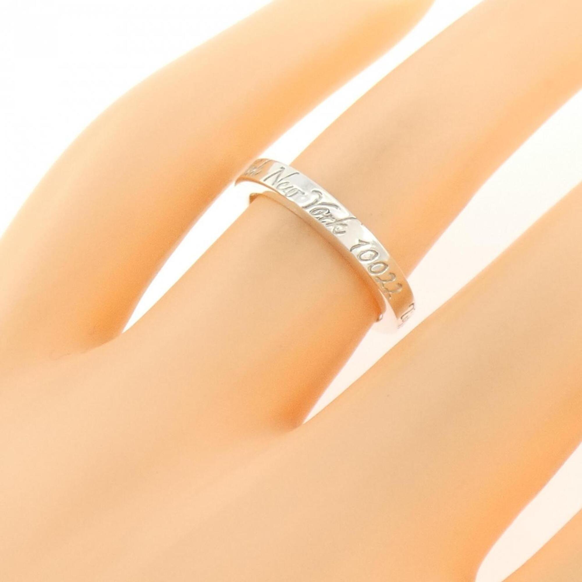 Tiffany Silver Silver 925 Band Ring (Pre-Owned)