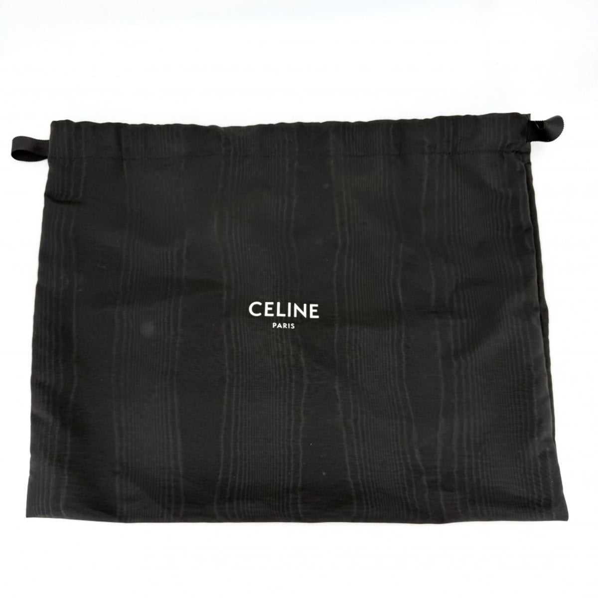 Celine Navy White Canvas Handbag Shoulder Bag Tote Bag (Pre-Owned)
