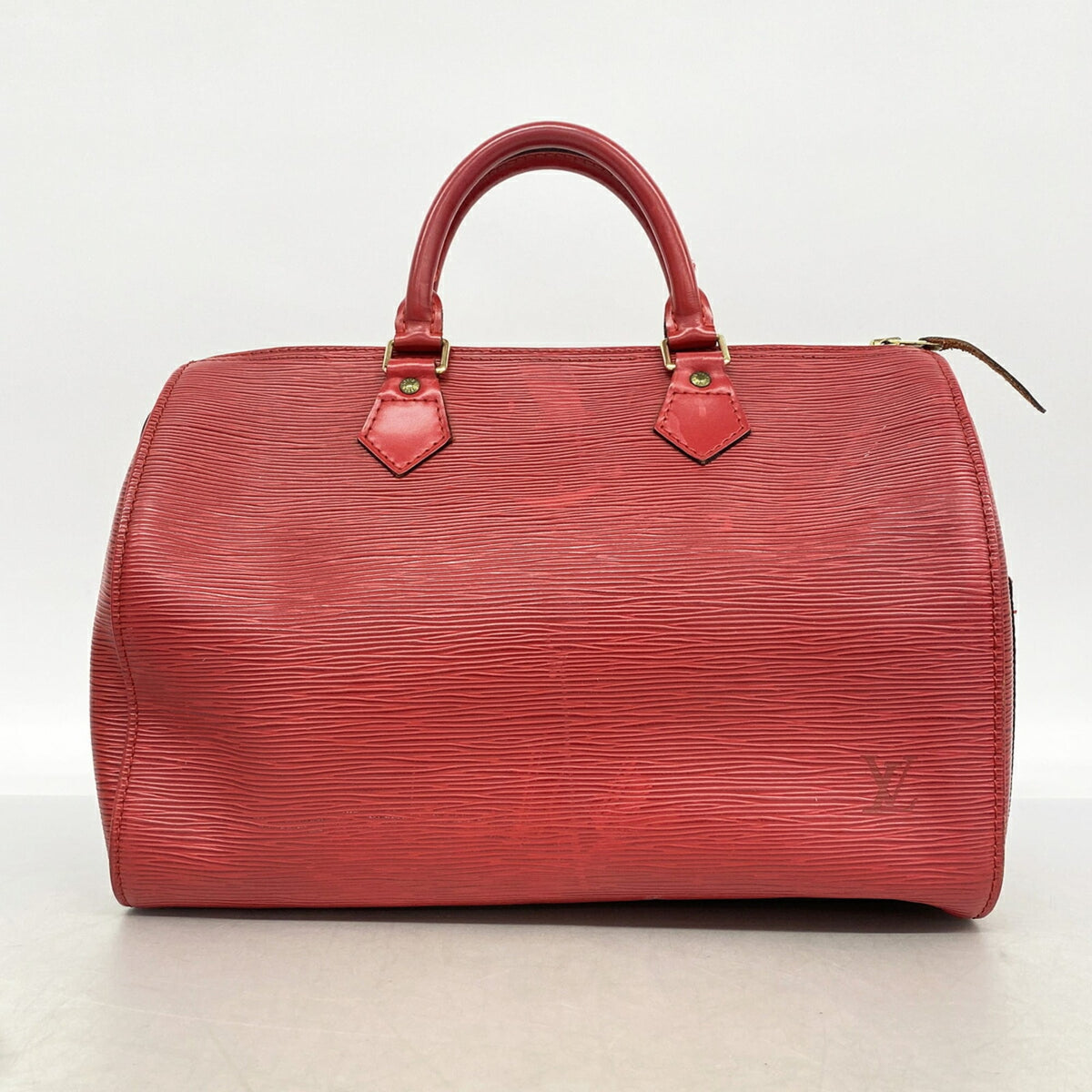 Louis Vuitton Castilian Red Handbag (Pre-Owned)