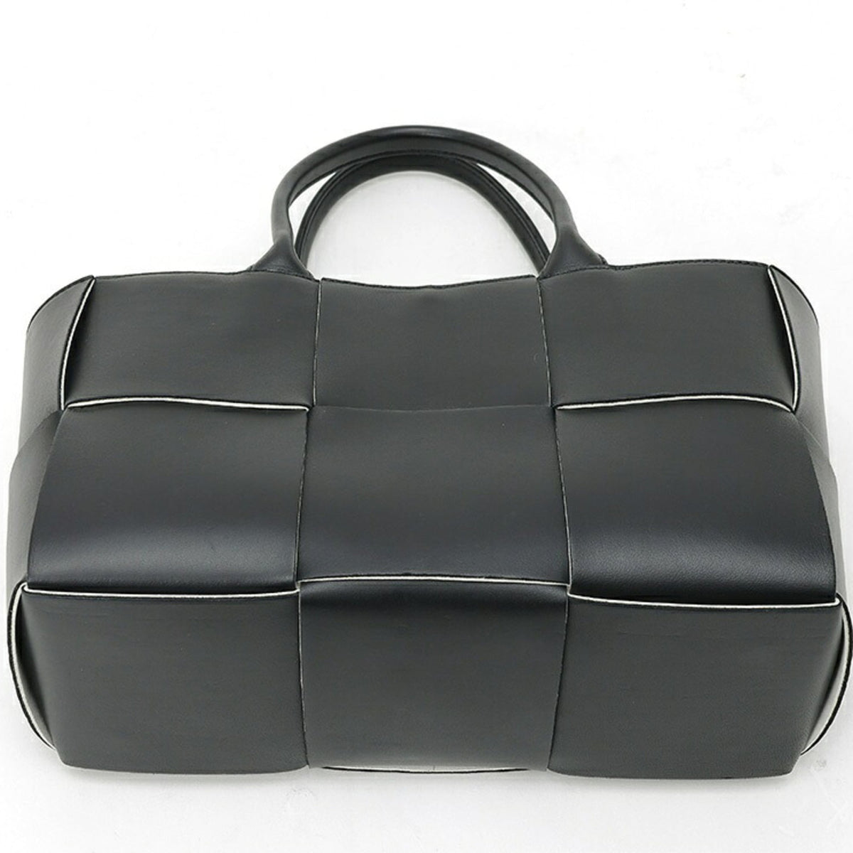 Bottega Veneta Black Intrecciato Tote Bag (Pre-Owned)