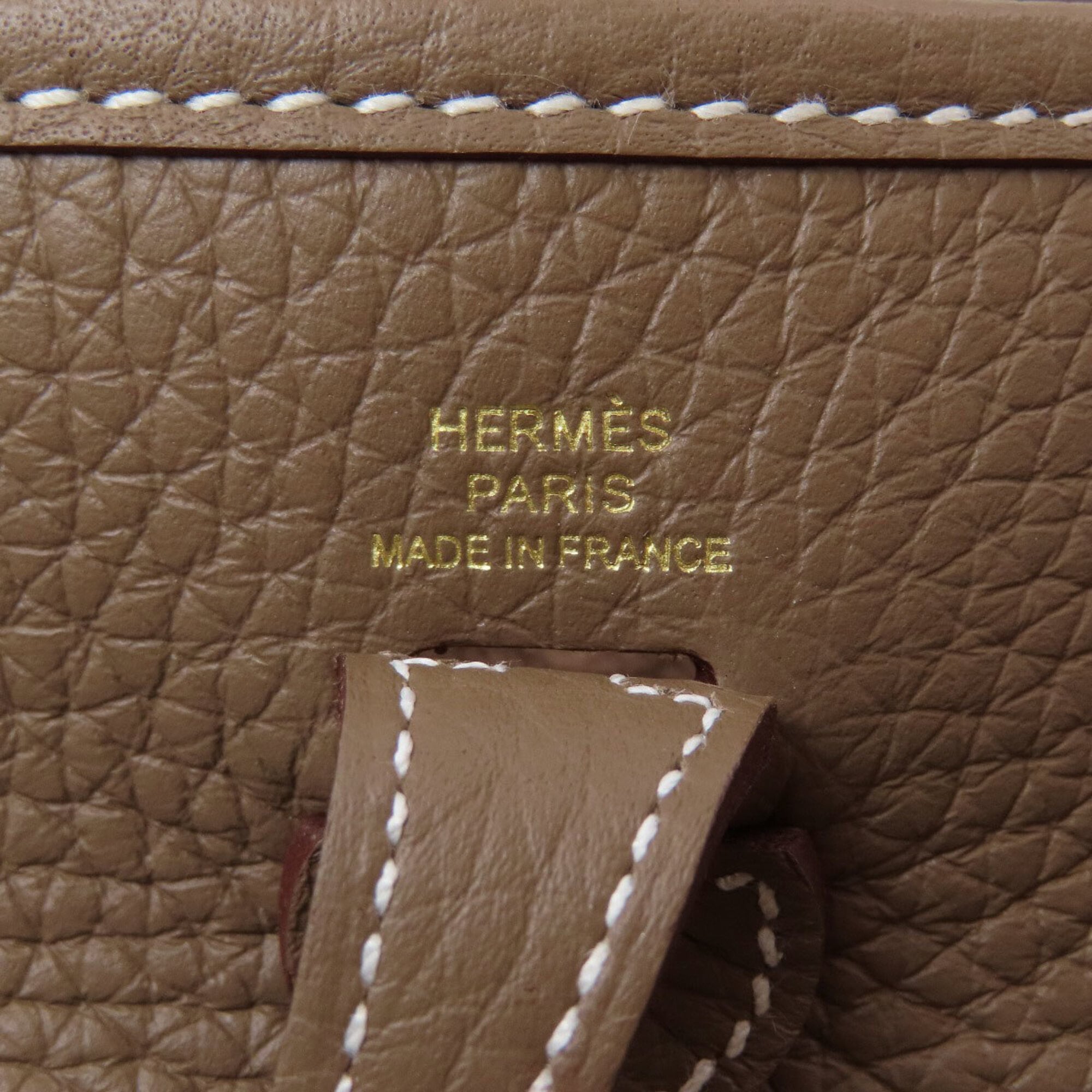 Hermes Etoupe Gray Shoulder Bag (Pre-Owned)