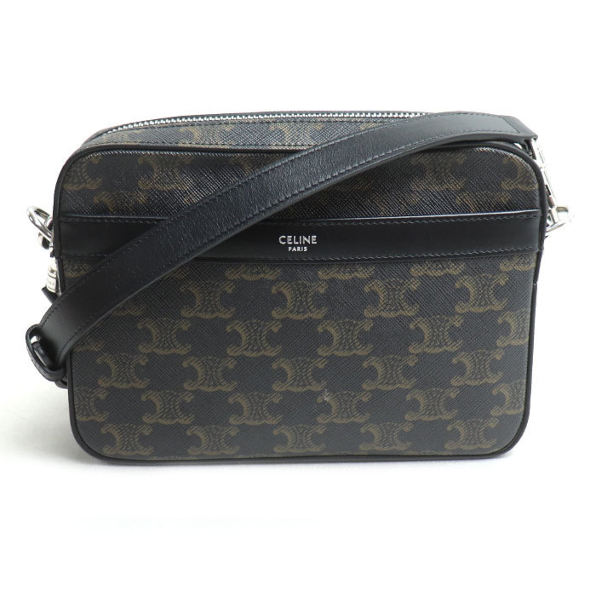 Celine Black Pvc Leather Shoulder Bag (Pre-Owned)
