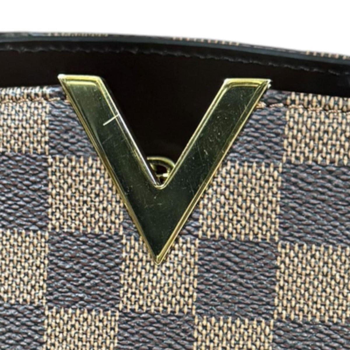 Louis Vuitton Damier Brown Damier Canvas Shoulder Bag (Pre-Owned)