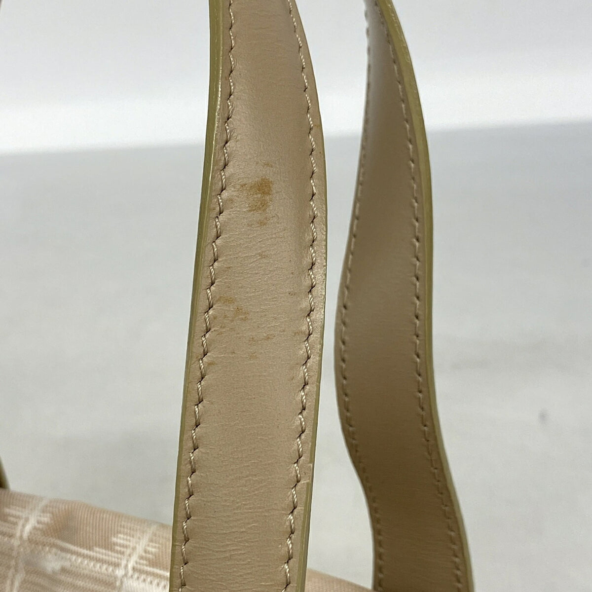 Chanel Beige Nylon Handbag (Pre-Owned)