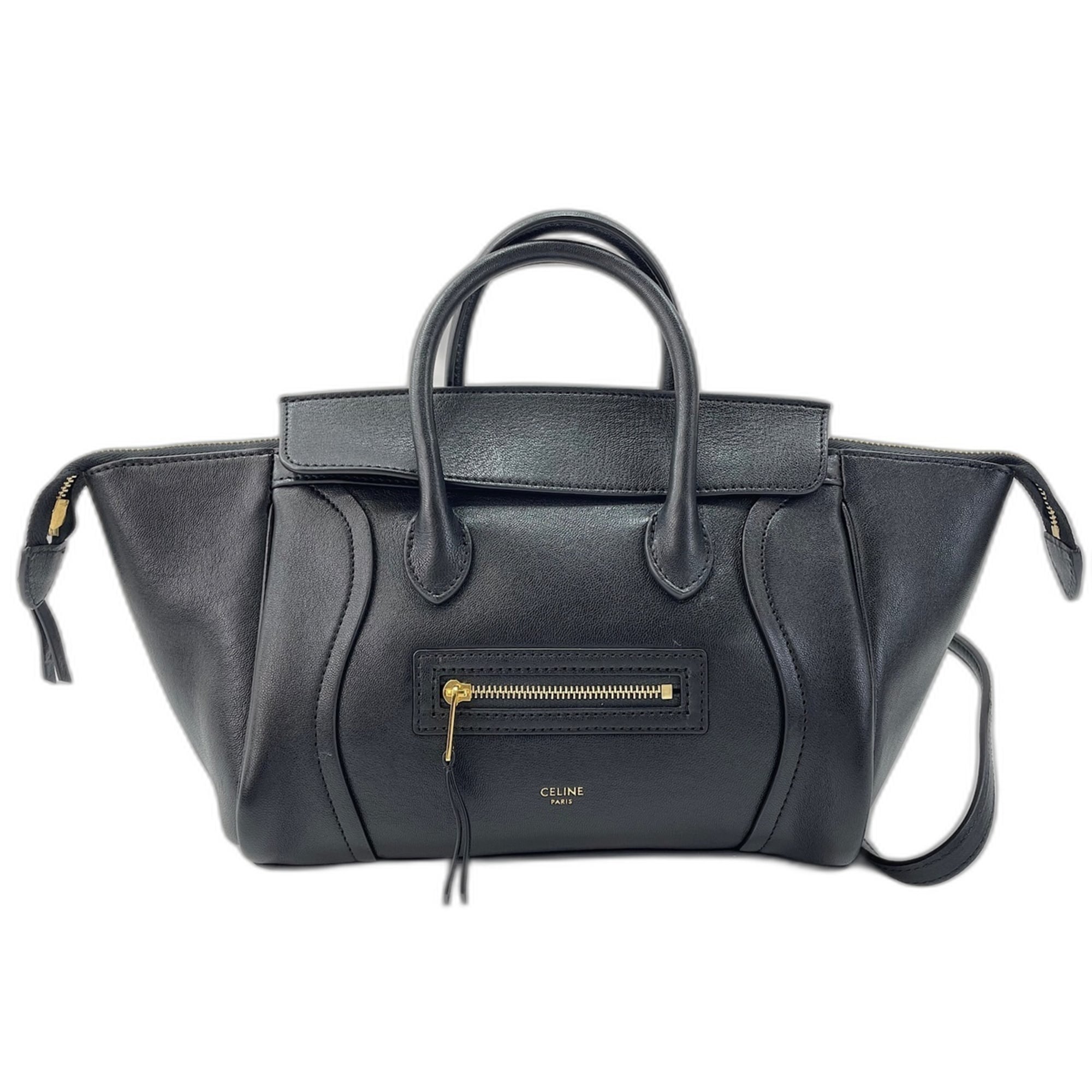 Celine Luggage Black Shoulder Bag (Pre-Owned)