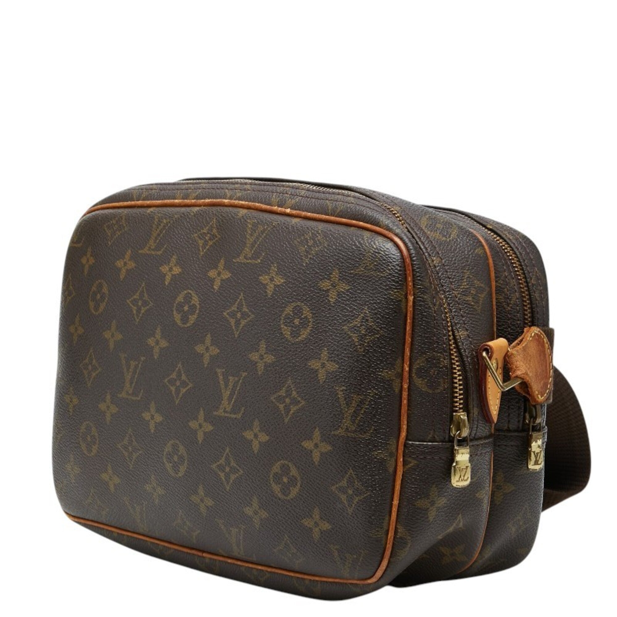 Louis Vuitton Brown Pvc Leather Shoulder Bag (Pre-Owned)