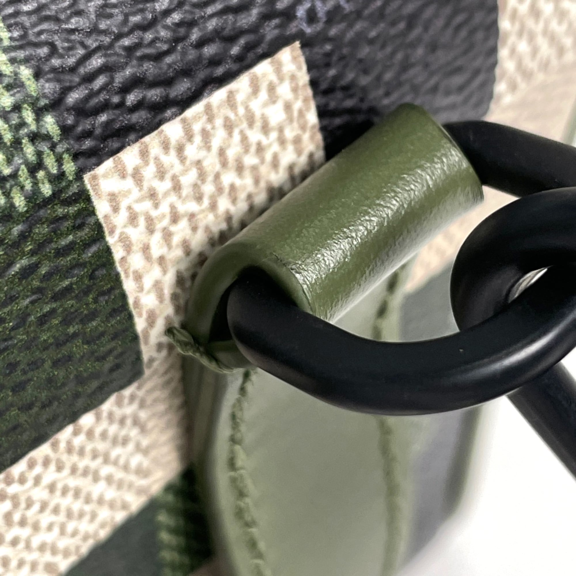 Louis Vuitton Brown Green Damier Azur Fanny Pack Pouch Shoulder Bag (Pre-Owned)