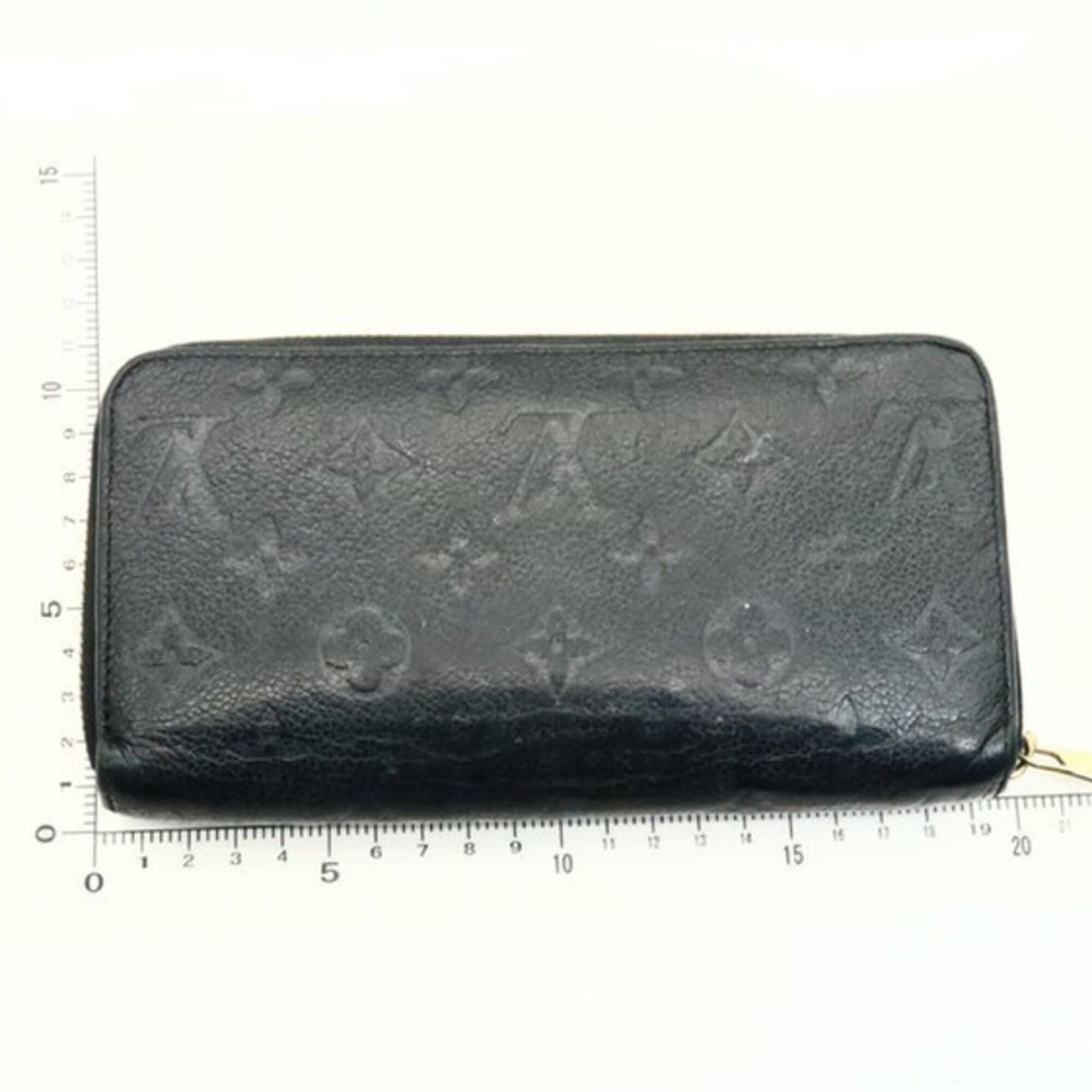 Louis Vuitton Infini Navy Monogram Empreinte Long Wallet (Bi-Fold) (Pre-Owned)