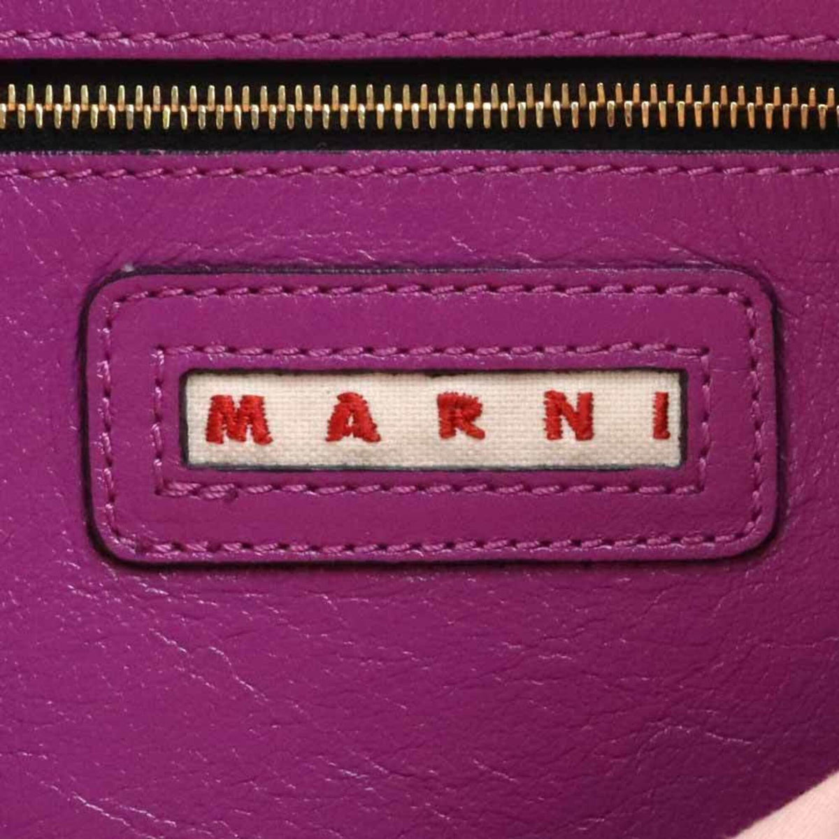 Marni Multi-Color Leather Handbag Shoulder Bag (Pre-Owned)