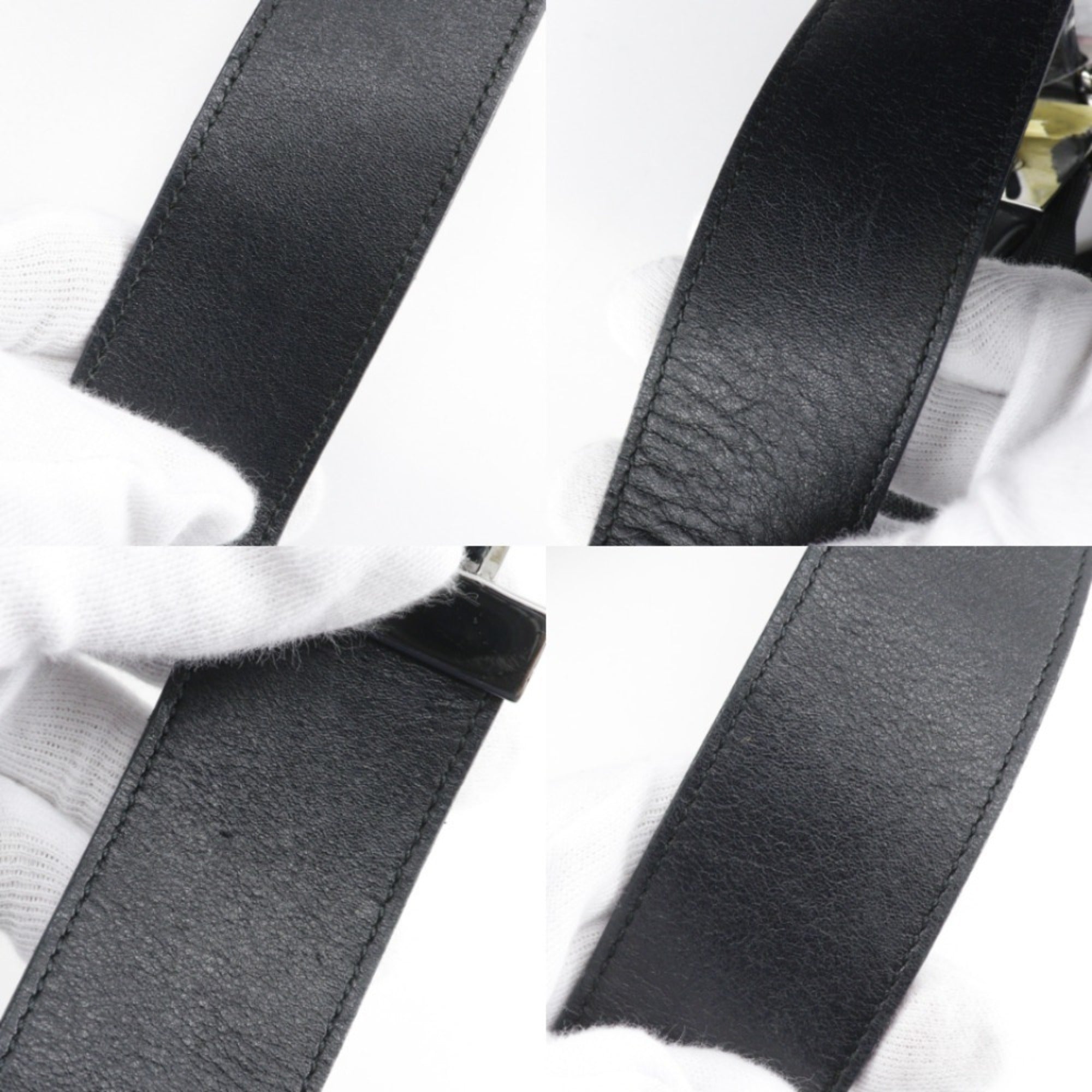 Gucci Black Nylon Canvas Shoulder Bag (Pre-Owned)