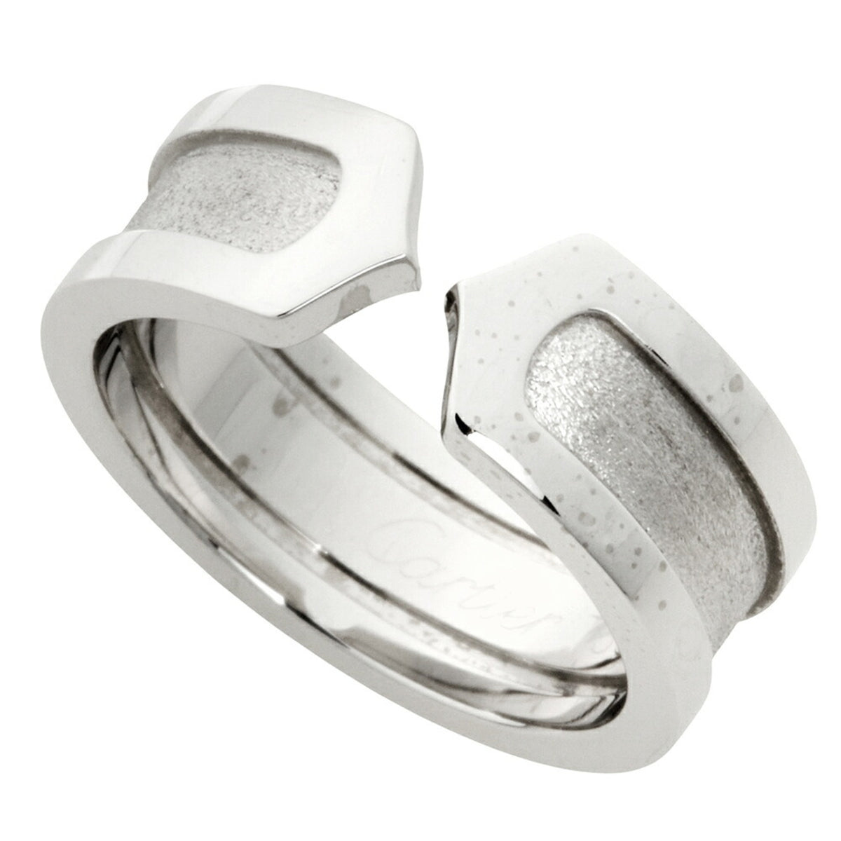 Cartier White Gold White Gold (18K) Band Ring (Pre-Owned)