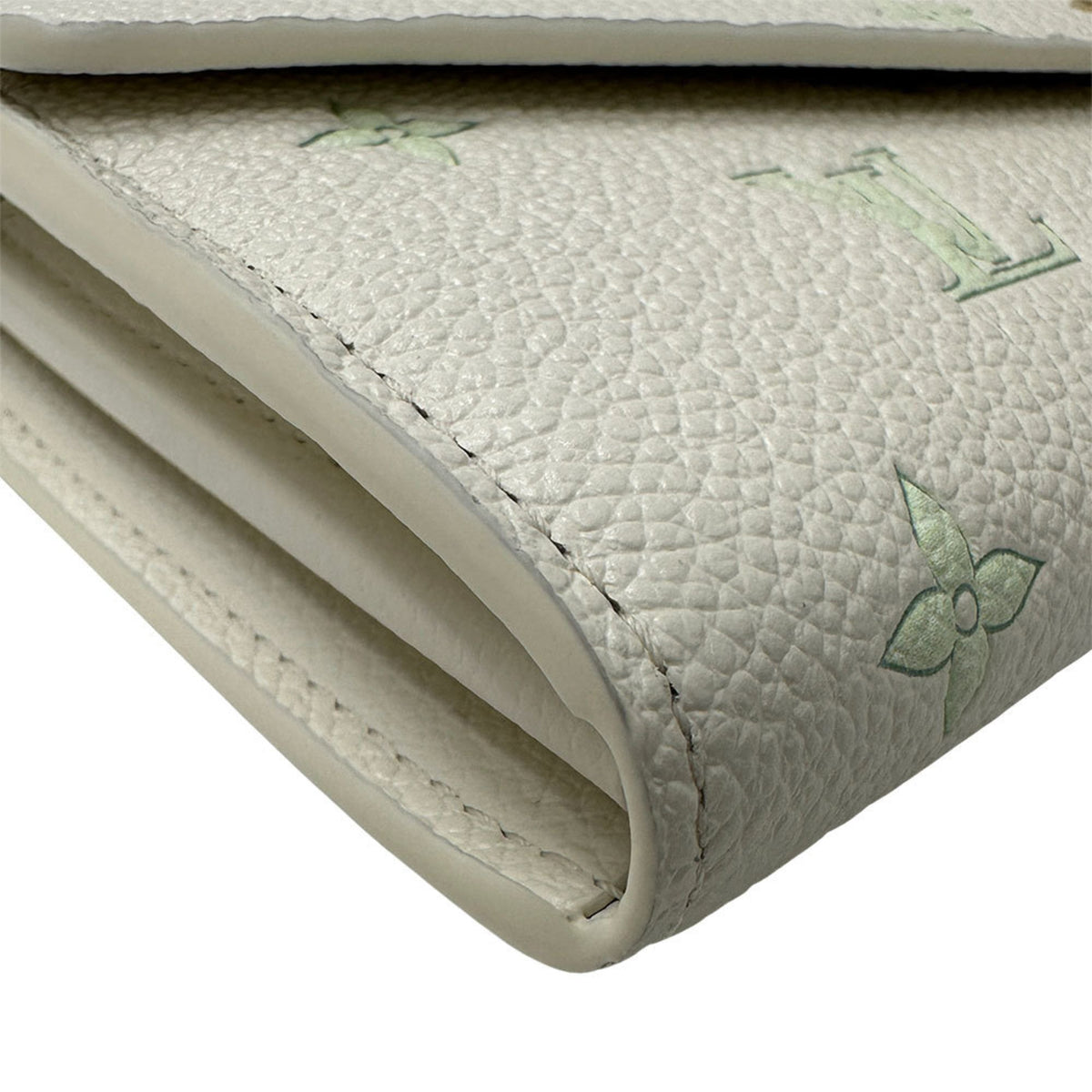 Louis Vuitton Monogram Empreinte White Monogram Empreinte Long Wallet (Bi-Fold) (Pre-Owned)