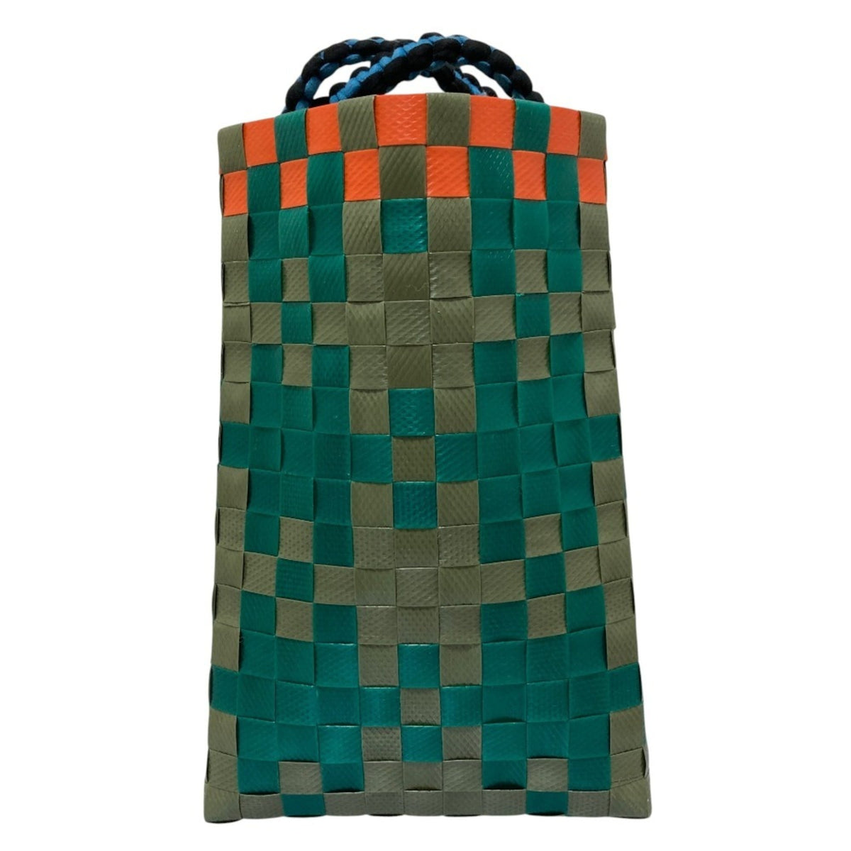 Marni Green Orange Jersey Basket Handbag (Pre-Owned)