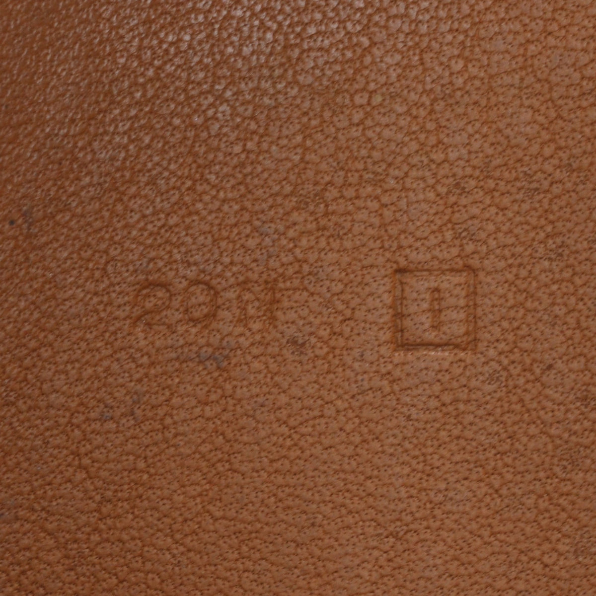 Hermes Brown Taurillon Clemence Leather Long Wallet (Bi-Fold) (Pre-Owned)
