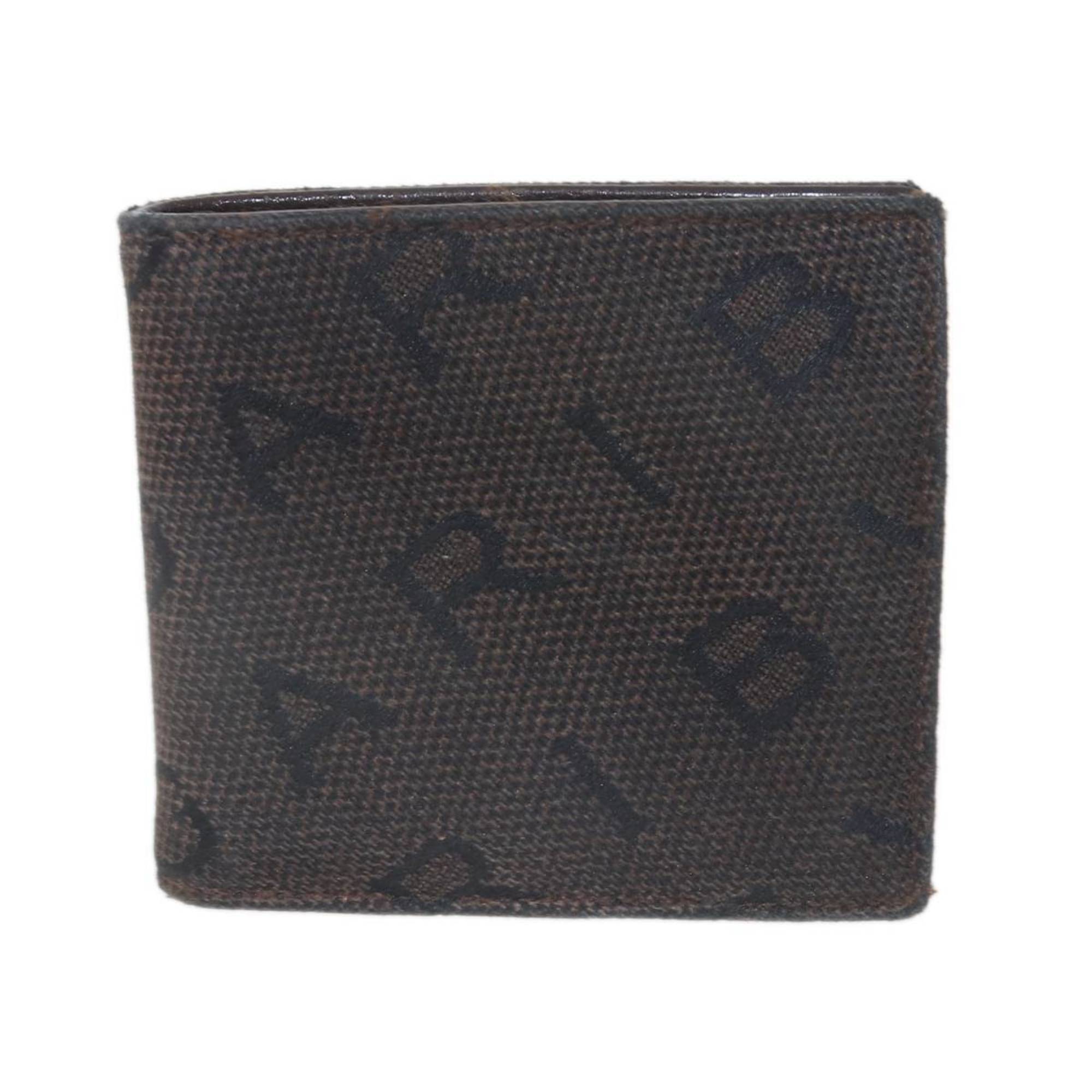 Bvlgari Logomania Brown Wallet (Bi-Fold) (Pre-Owned)