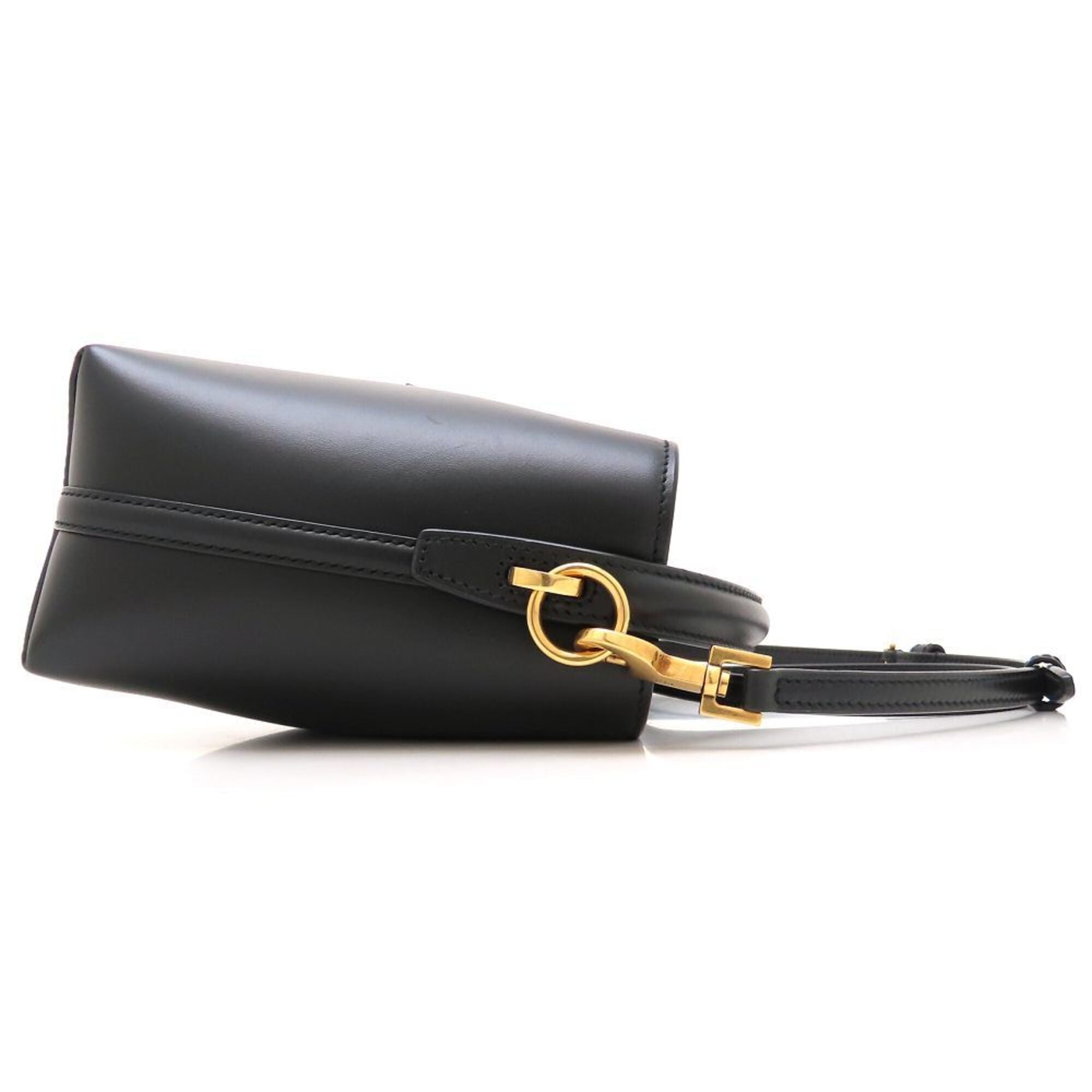 Yves Saint Laurent Black Leather Shoulder Bag (Pre-Owned)