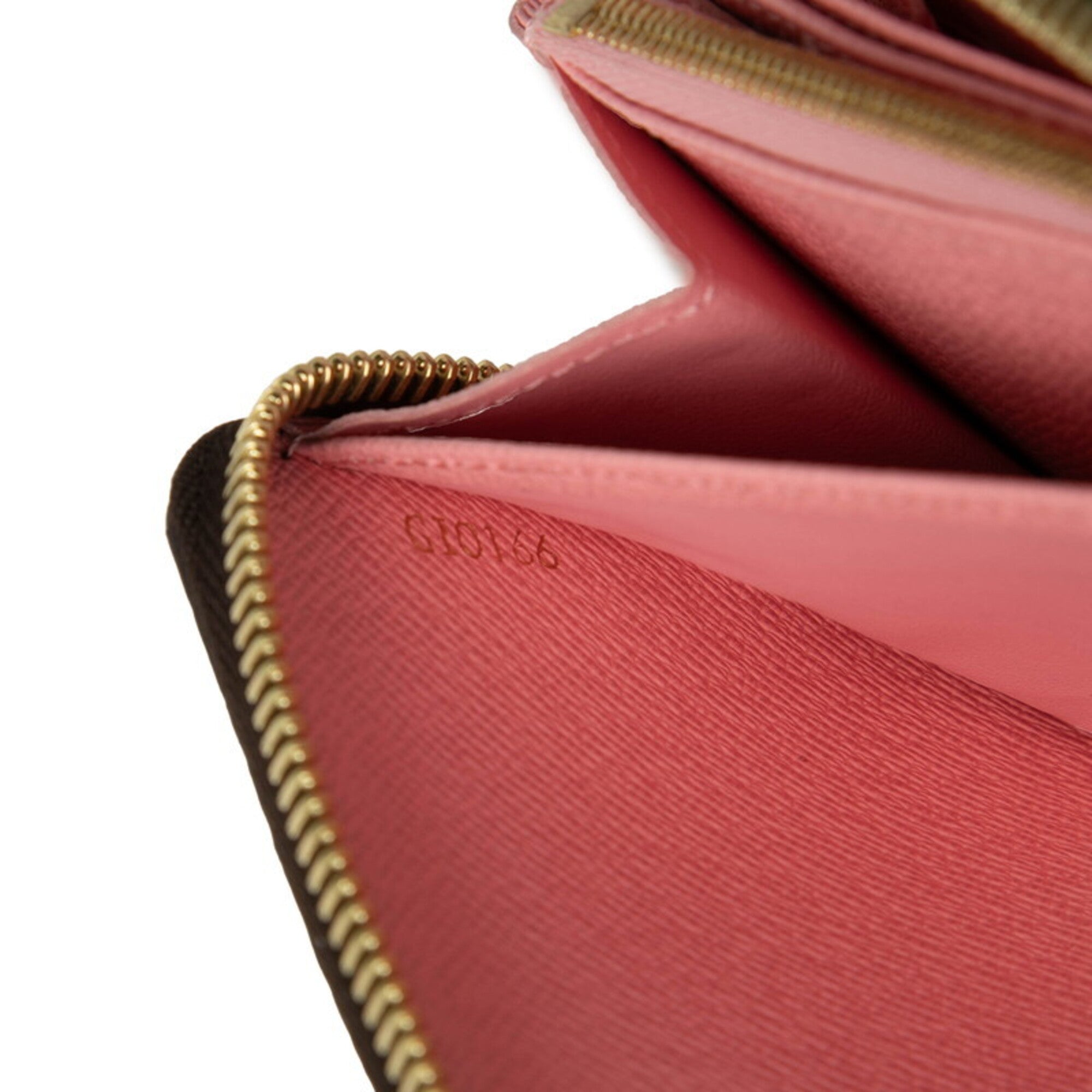 Louis Vuitton Brown Pink Pvc Long Wallet (Bi-Fold) (Pre-Owned)