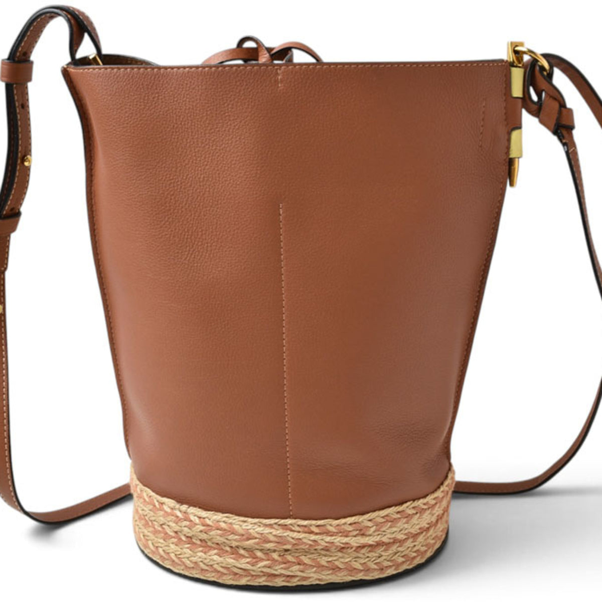 Loewe Brown Yellow Leather Shoulder Bag (Pre-Owned)