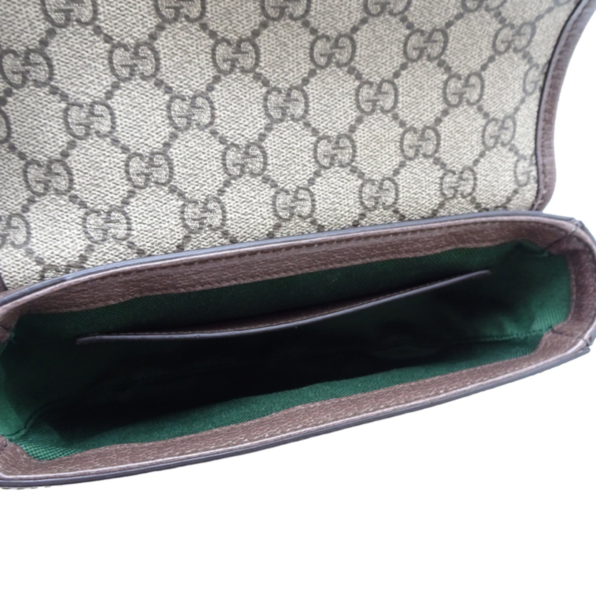 Gucci Beige Gg Supreme Shoulder Bag (Pre-Owned)