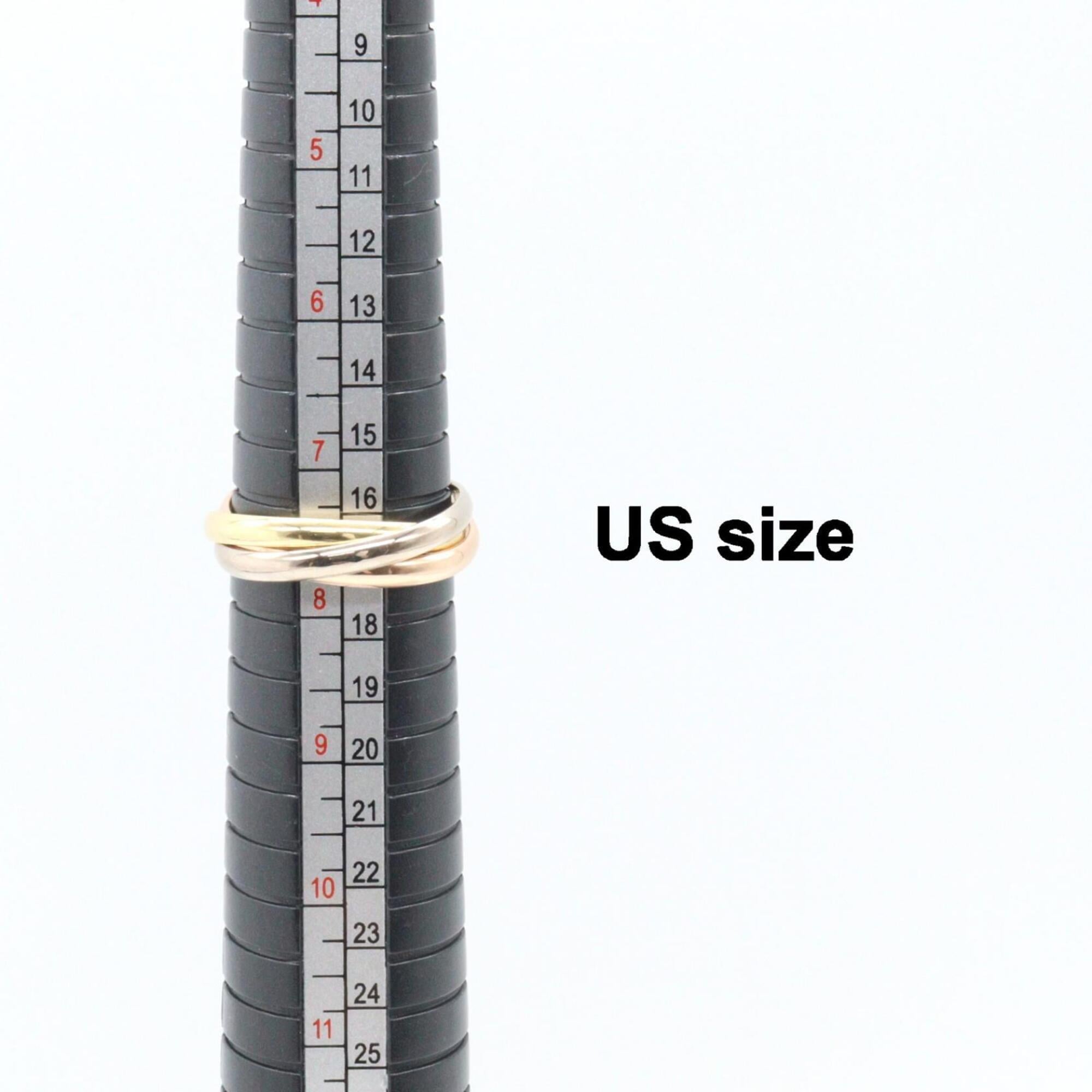 Cartier Gold Silver Yellow Gold (18K) Pink Gold (18K) White Gold (18K) Band Ring (Pre-Owned)