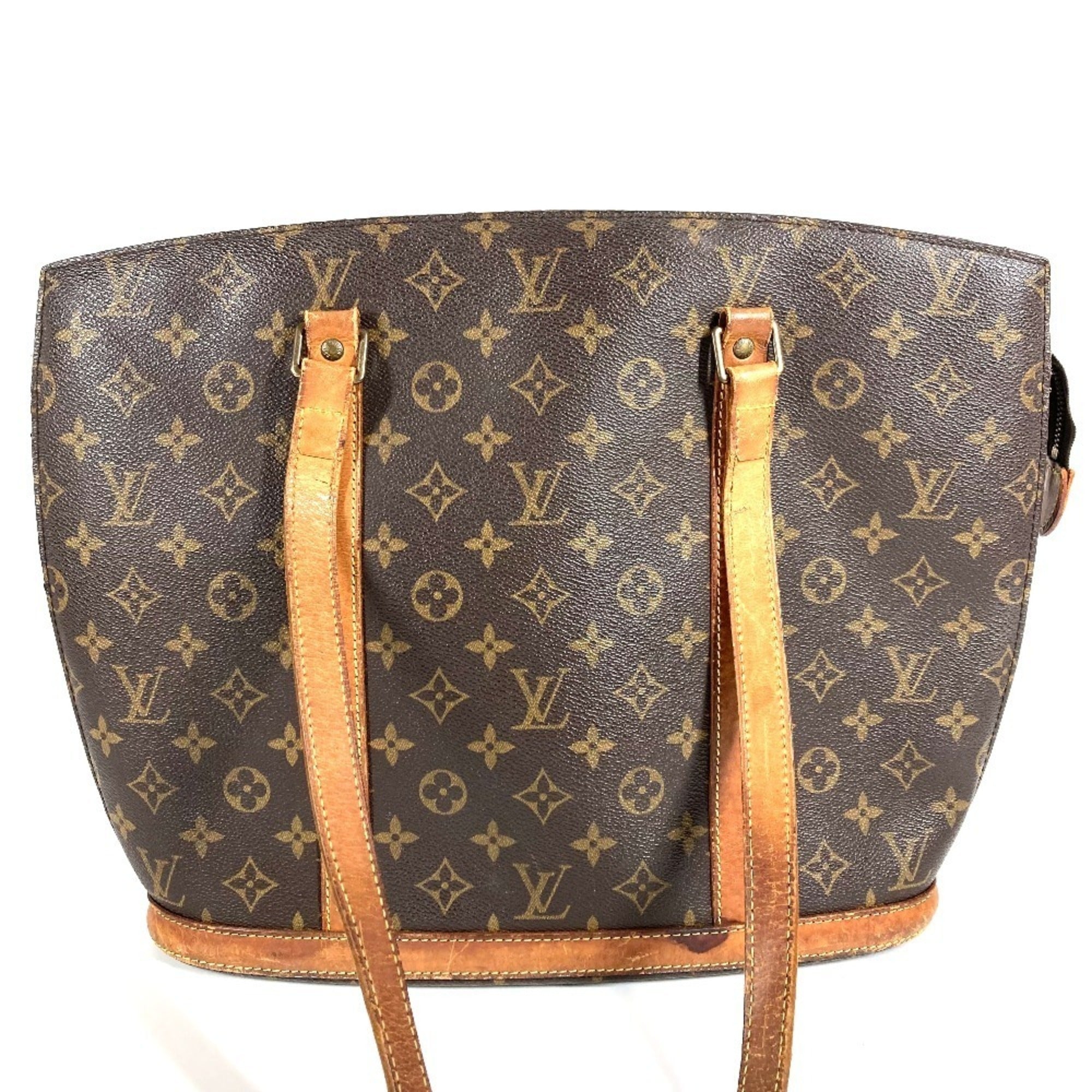 Louis Vuitton Brown Monogram Canvas Shoulder Bag Tote Bag (Pre-Owned)