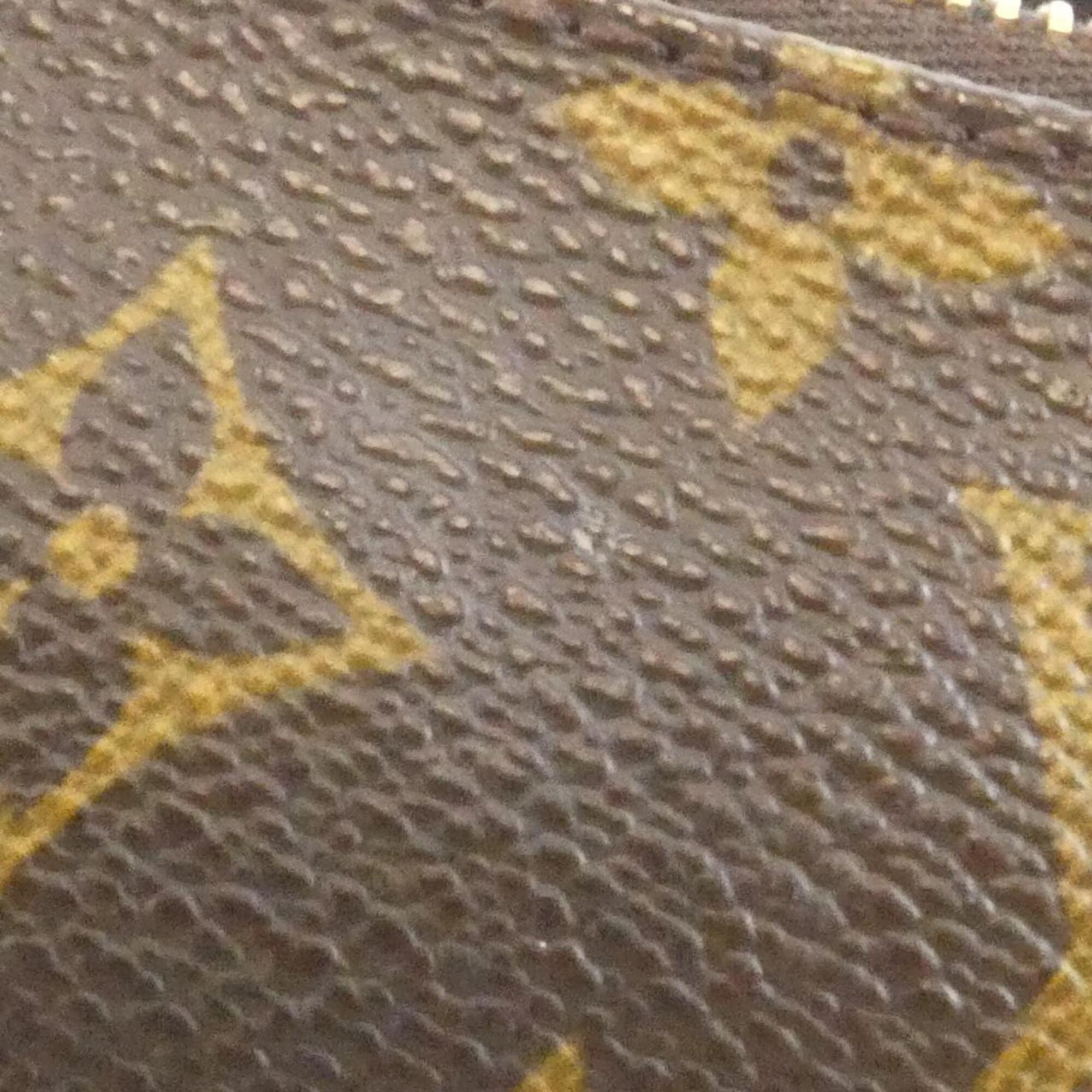 Louis Vuitton Monogram Marron Coated Canvas Pochette (Pre-Owned)