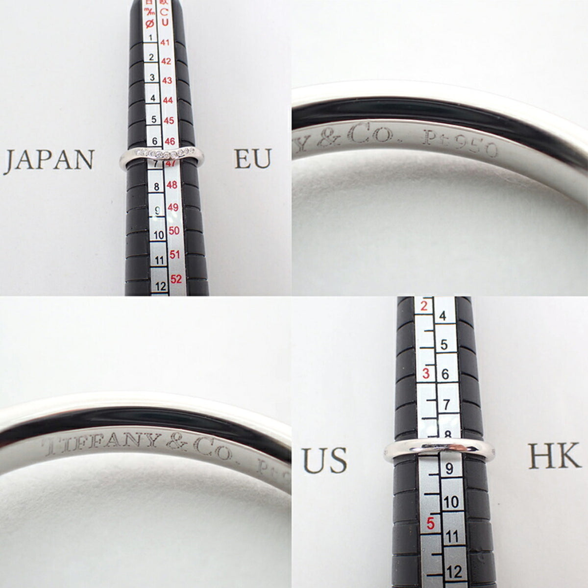 Tiffany Platinum 950 Band Ring (Pre-Owned)